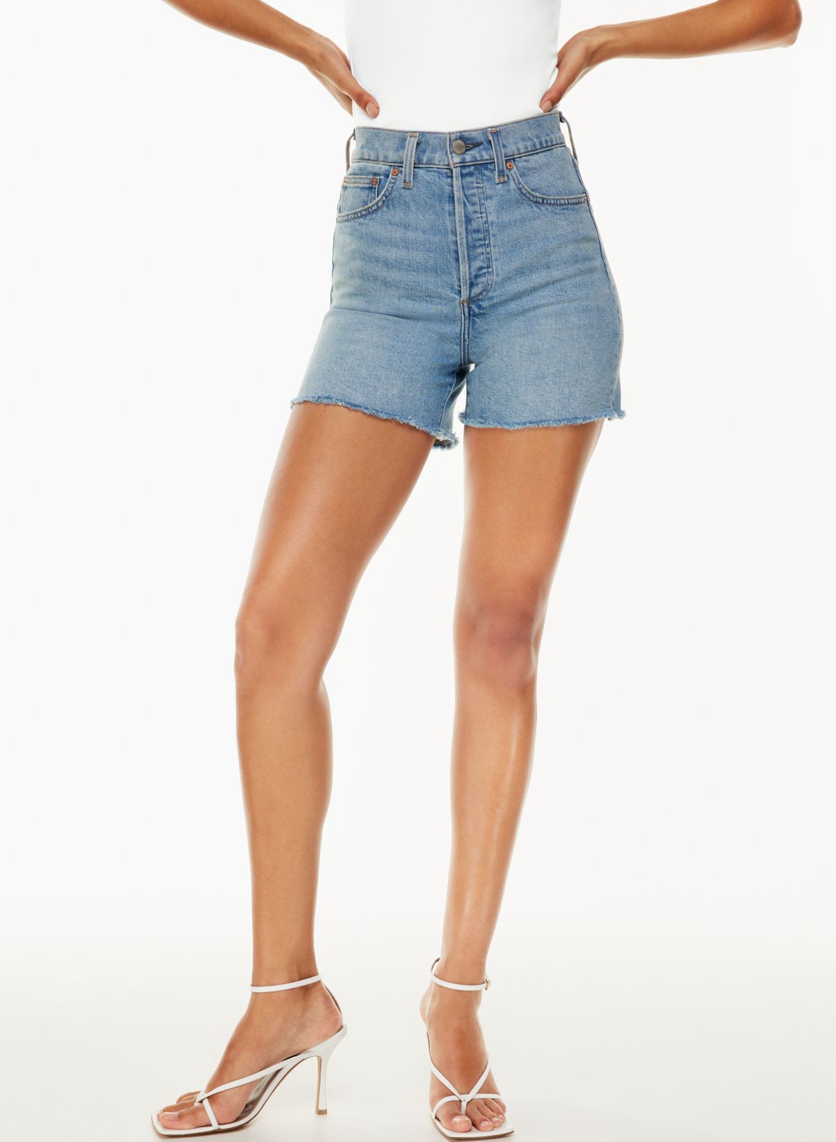 Dress Forum High-Waist Pleated Shorts