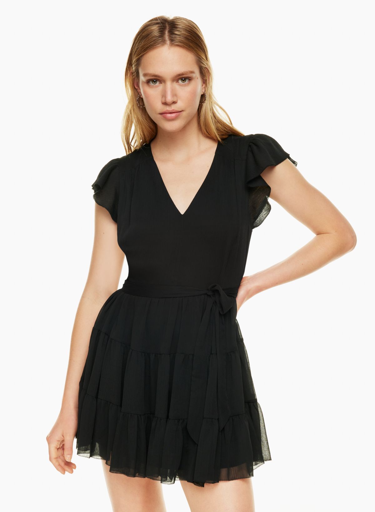 Aritzia 2025 ruffle dress