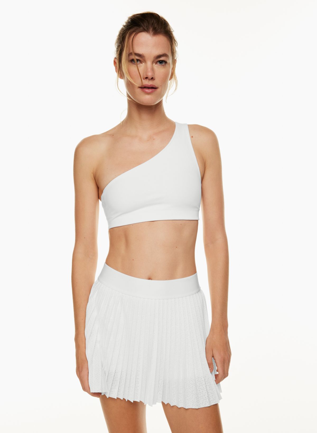 Asymmetrical One-Shoulder Top With Detachable Bra Pads – GOELIA