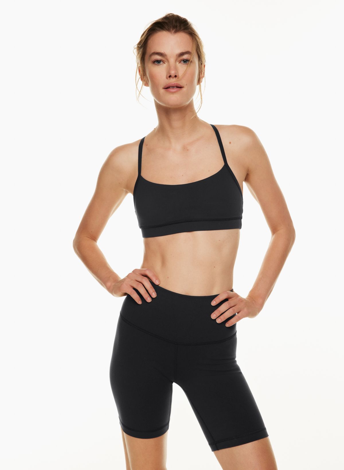 Achieve your fitness goals in style with Riza Sports Bra. Its