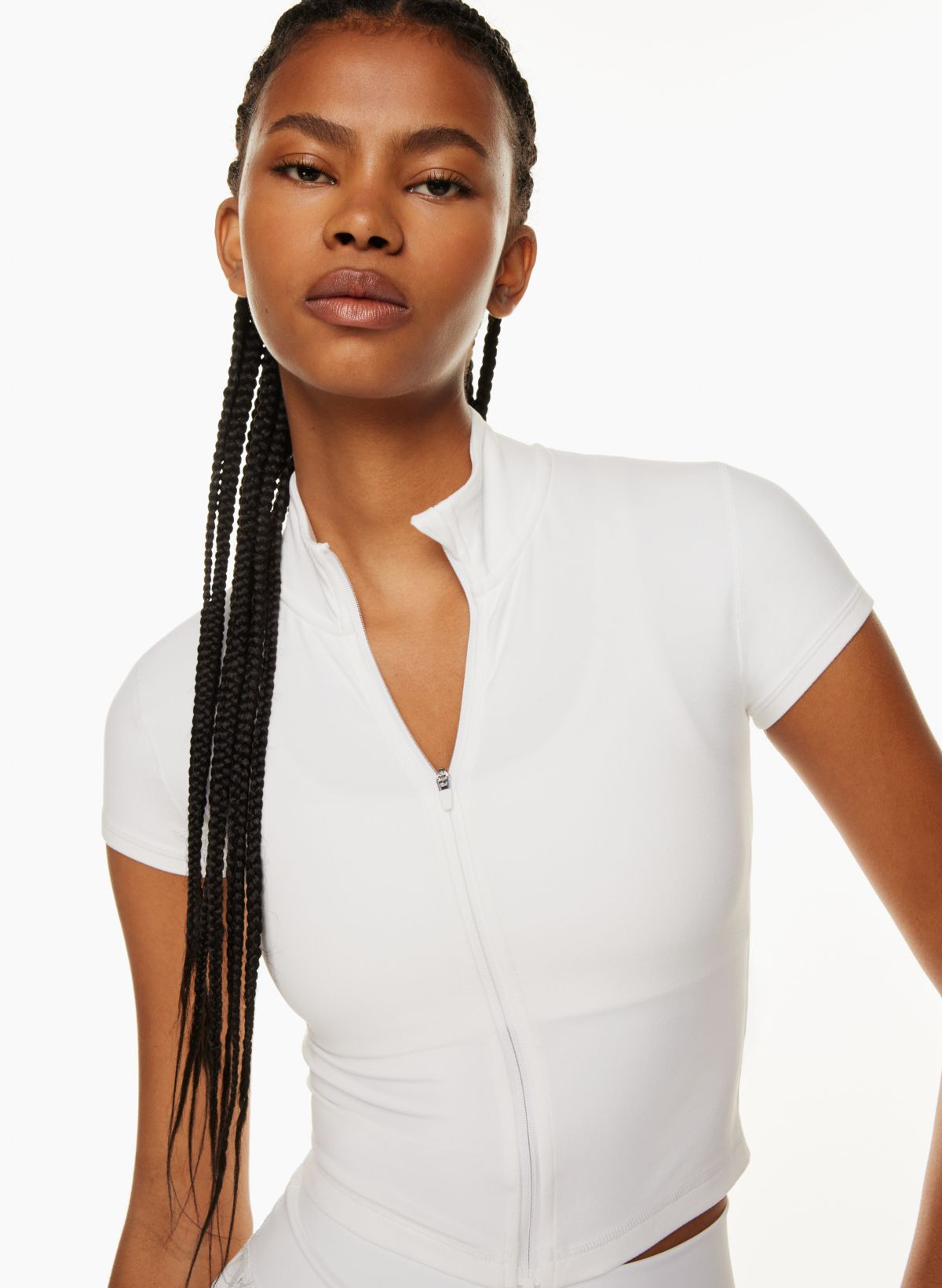 TnAction TNABUTTER™ LIMIT ZIP T-SHIRT | Aritzia CA