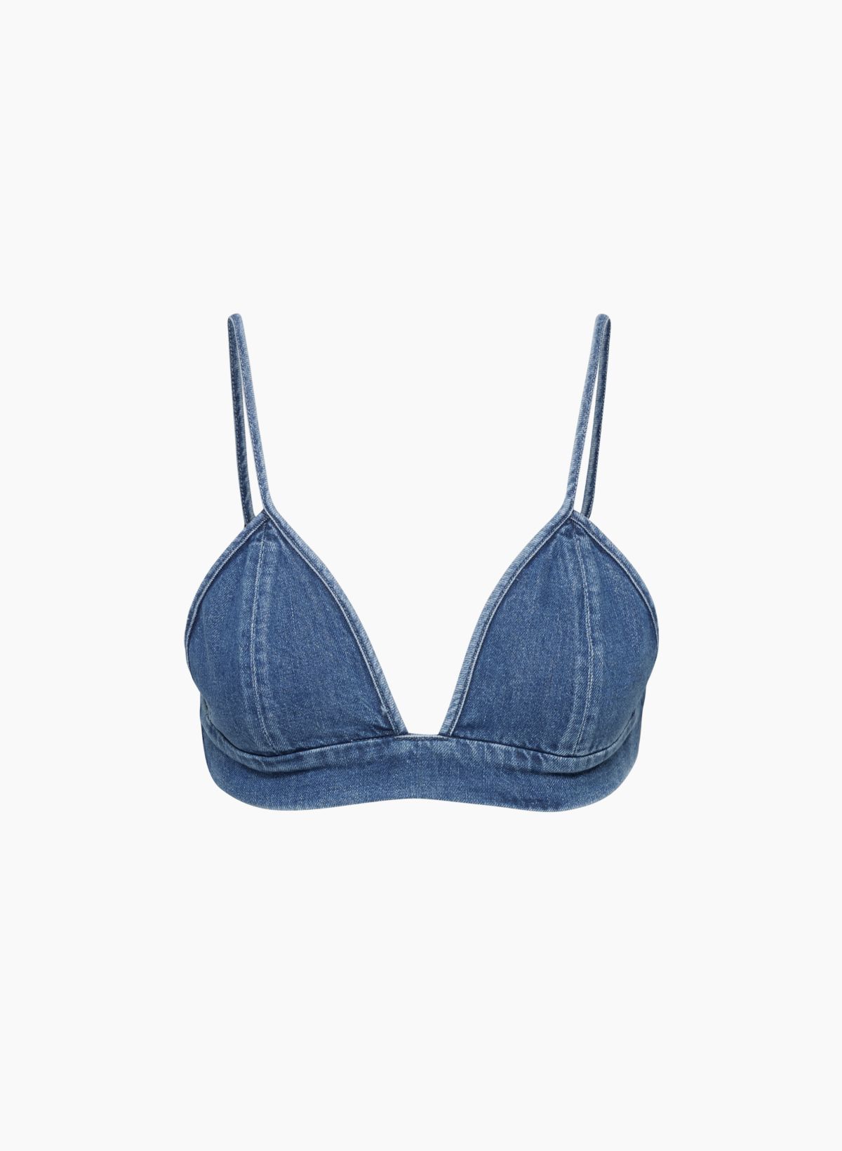 Denim Bralette Top Christina's Boutique, 56% OFF