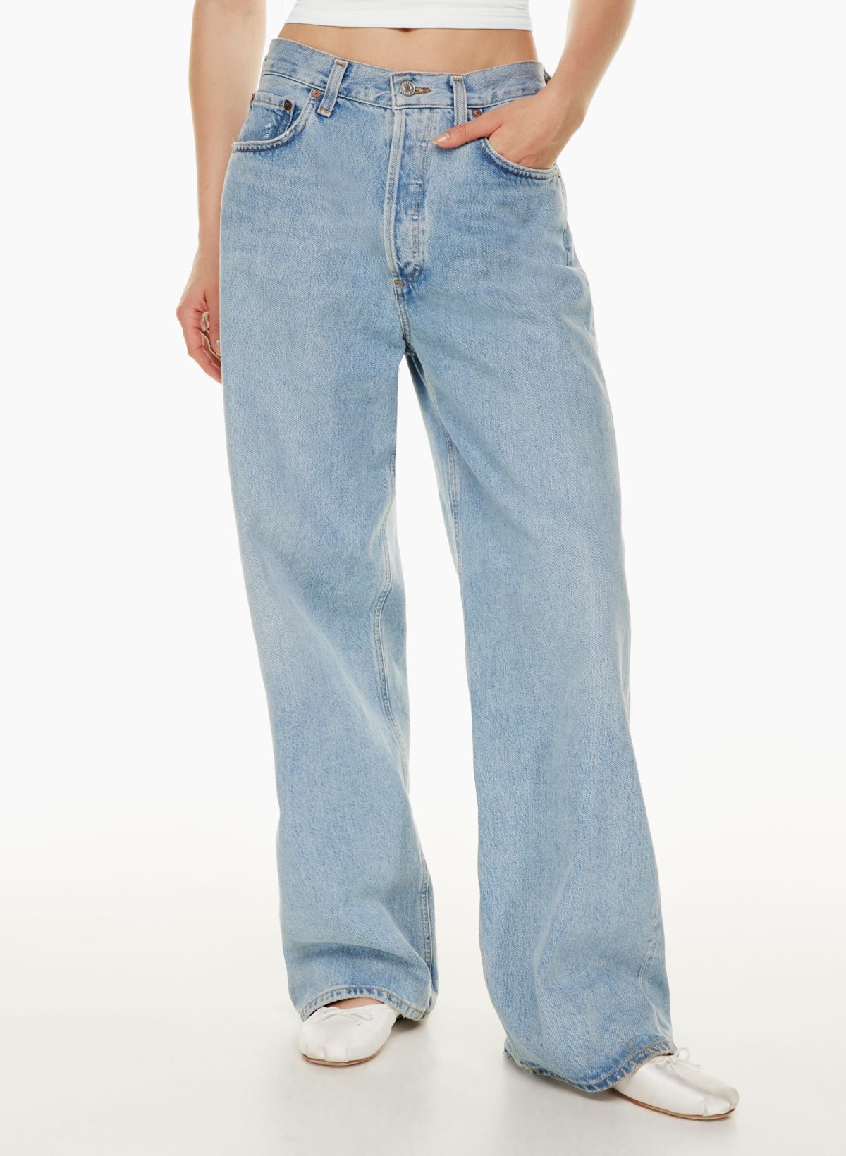 AGOLDE LOW SLUNG BAGGY JEAN Aritzia CA