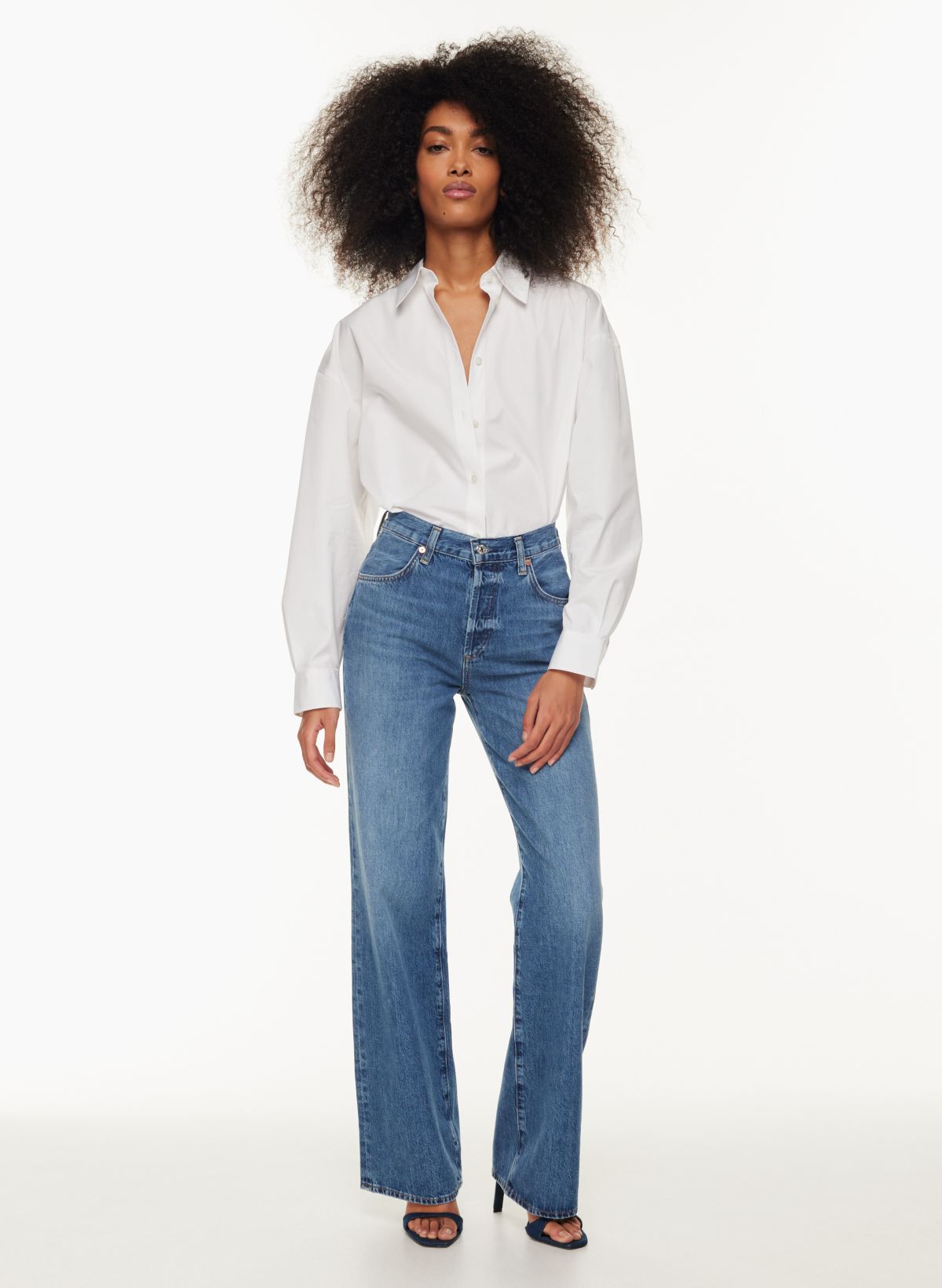 Annina high-rise wide-leg jeans in white - Citizens Of Humanity