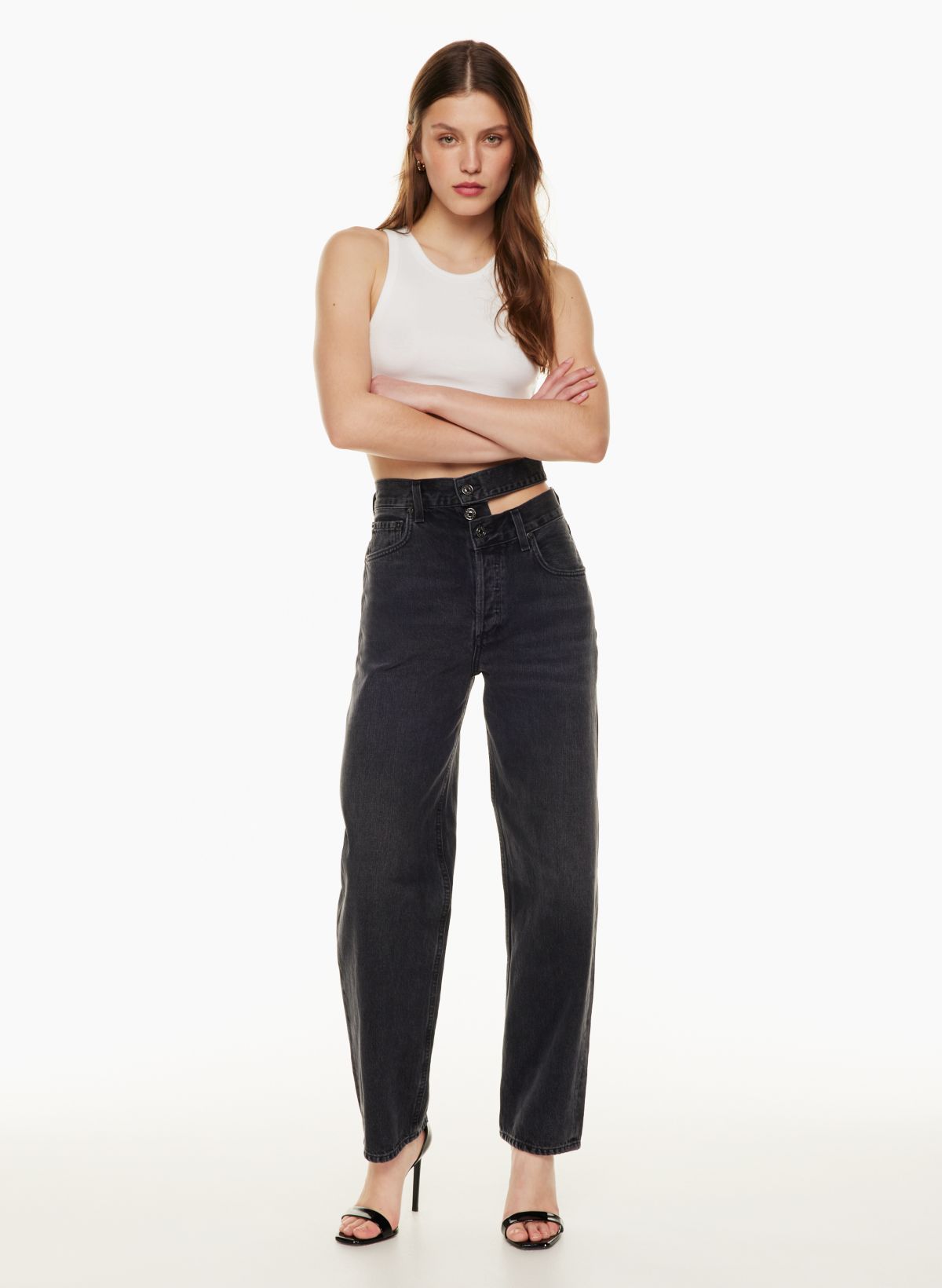 RISEN High Waist Wide Leg Jeans- Broke Girl Philanthropy