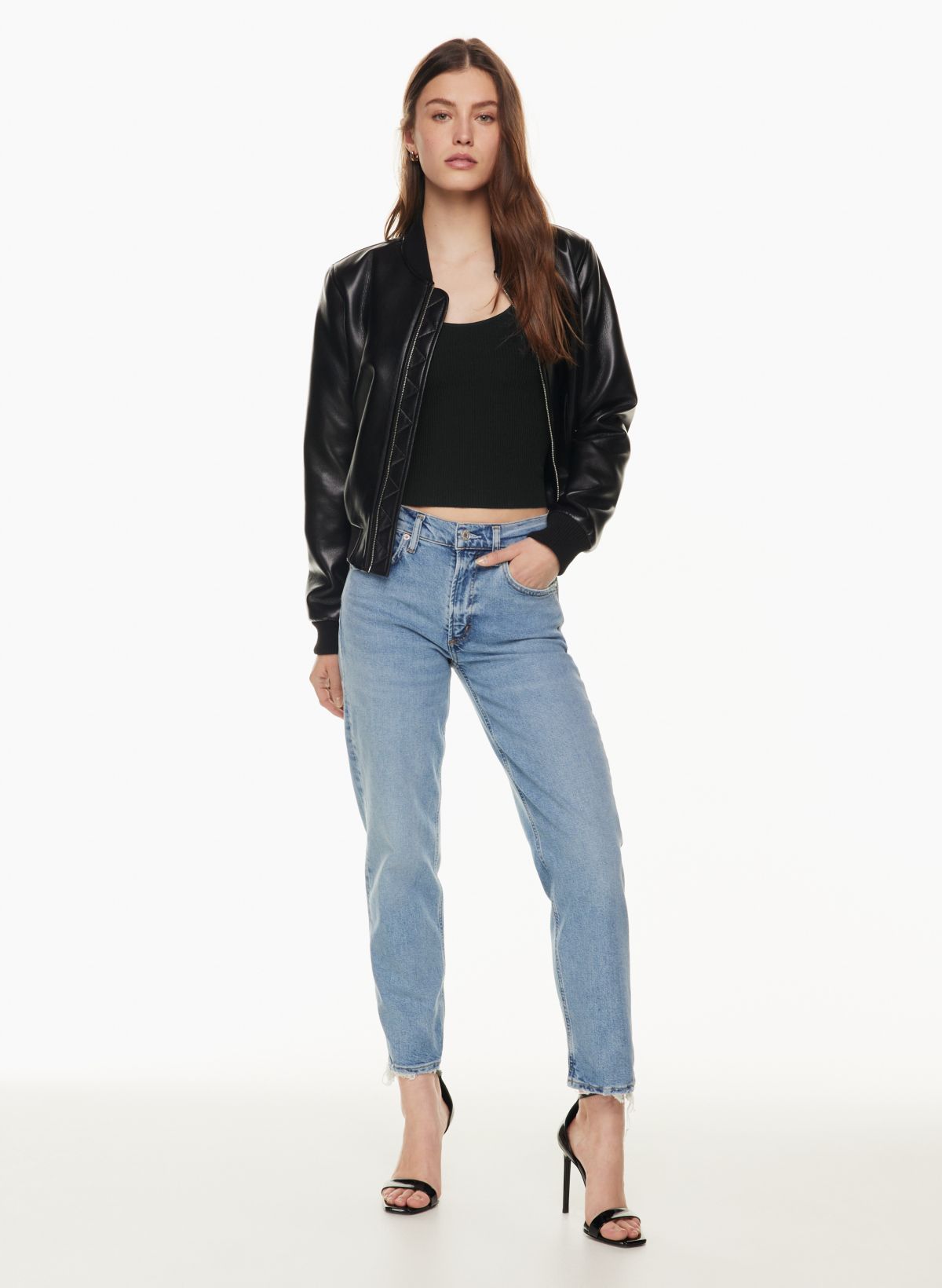 AGOLDE KYE MID RISE STRAIGHT CROP JEAN Aritzia CA