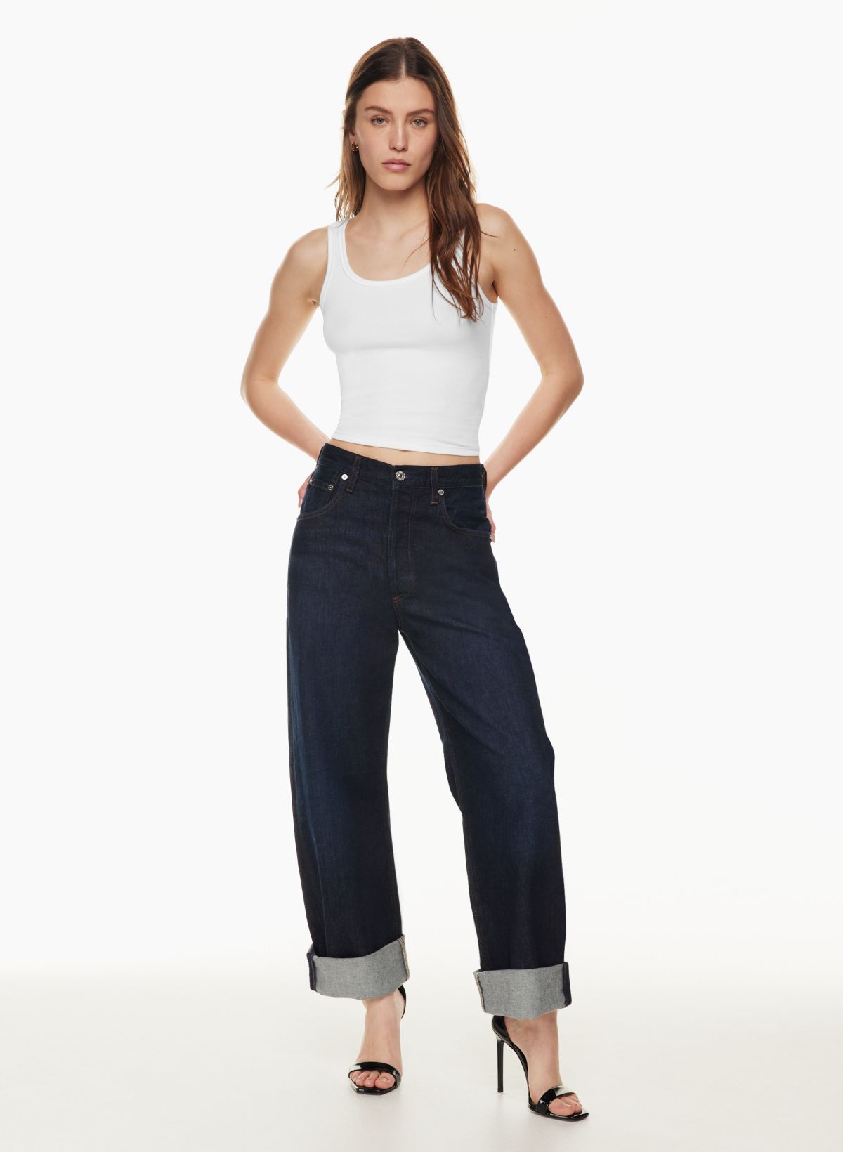 Navy Blue And White Lowwaist Straight Leg- Banditz Sweatpants – BANDITZ-shop