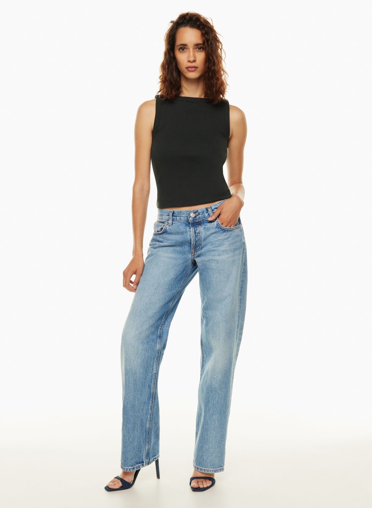 Women's Low Rise Baggy Jean, Women's Bottoms