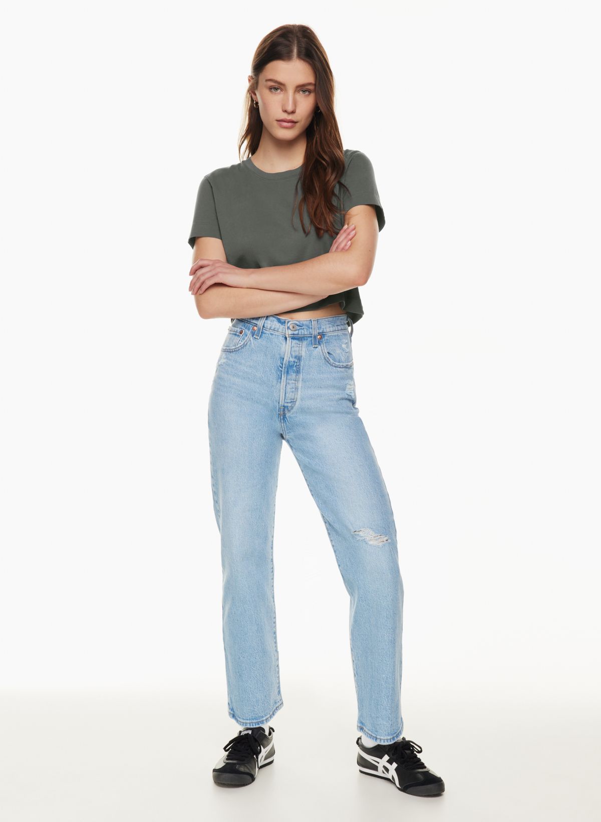 LEVI'S JEANS HAUL: Levi's Ribcage Ankle Straight & 80s Mom Jeans