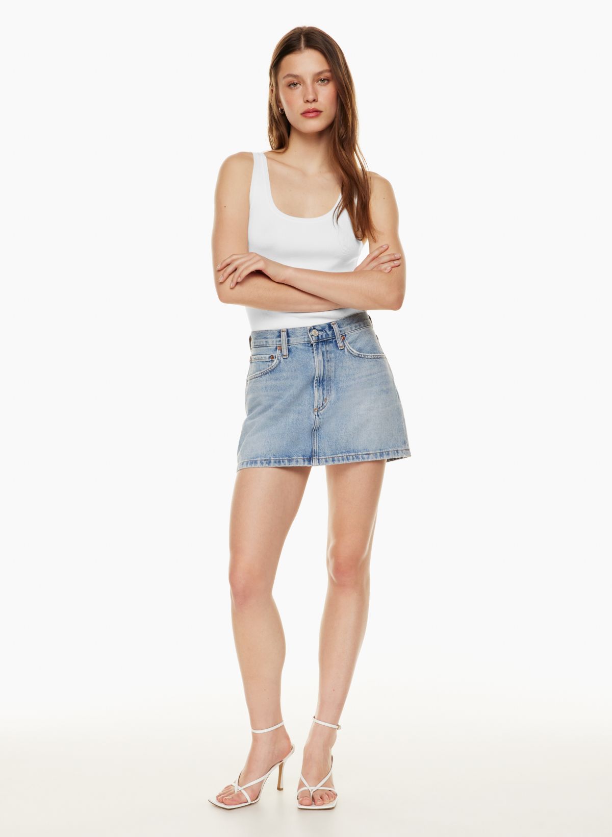 Women's Mini Jean & Denim Skirts