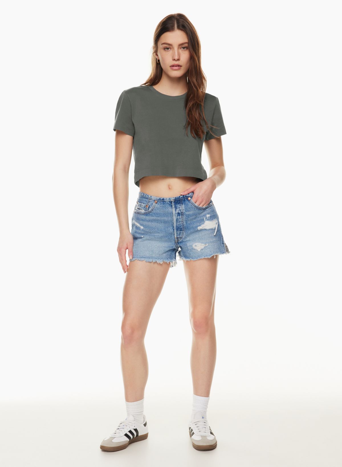 Levi's Women's 501 Mini Waist Shorts