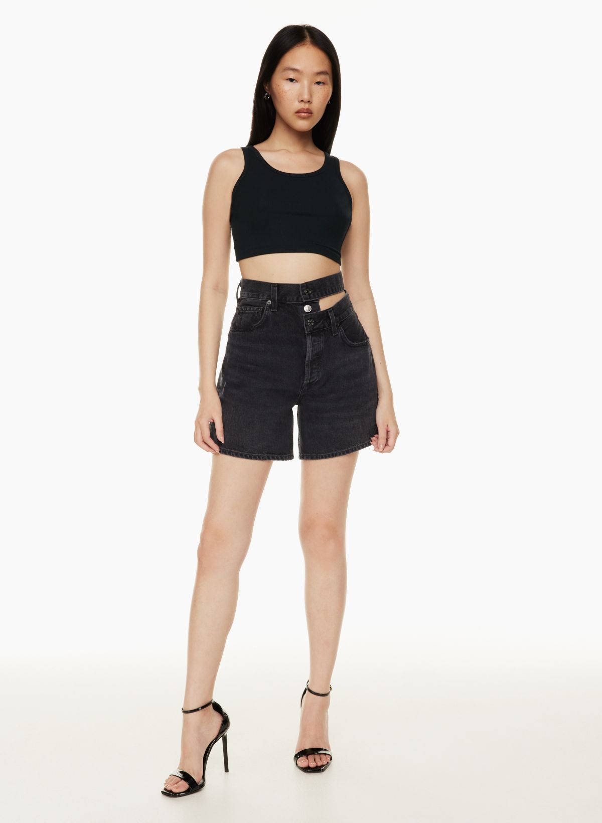 AGOLDE BROKEN WAISTBAND JEAN SHORT Aritzia US