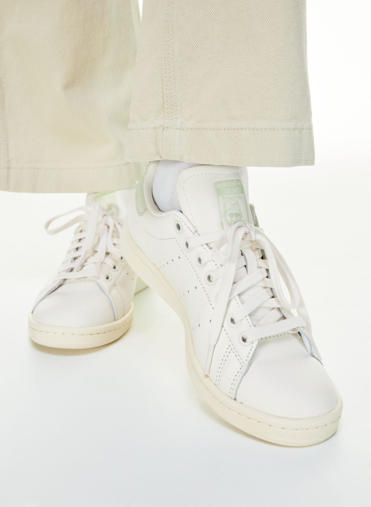 adidas Stan Smith Leather Sock Mens in Trace Cargo/White, 13 :  : Clothing, Shoes & Accessories
