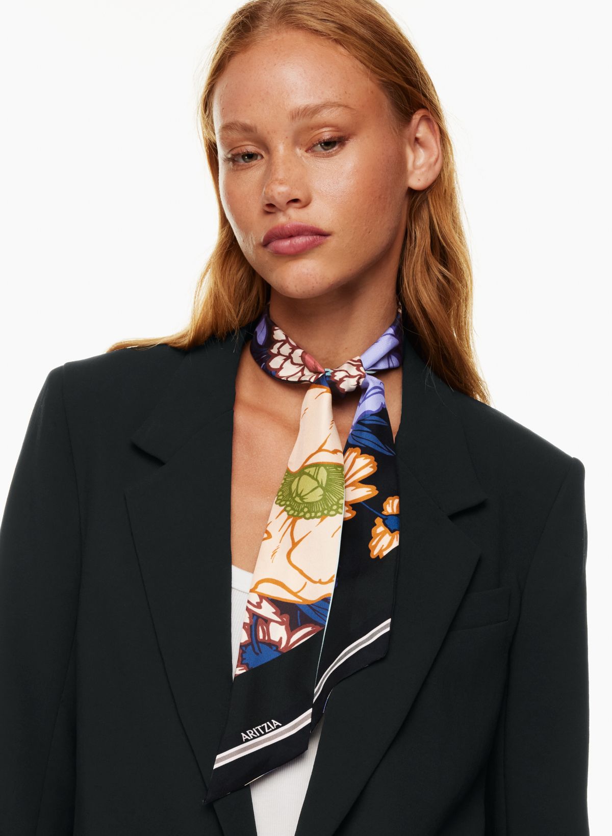 Aritzia Posh Tie Silk Scarf