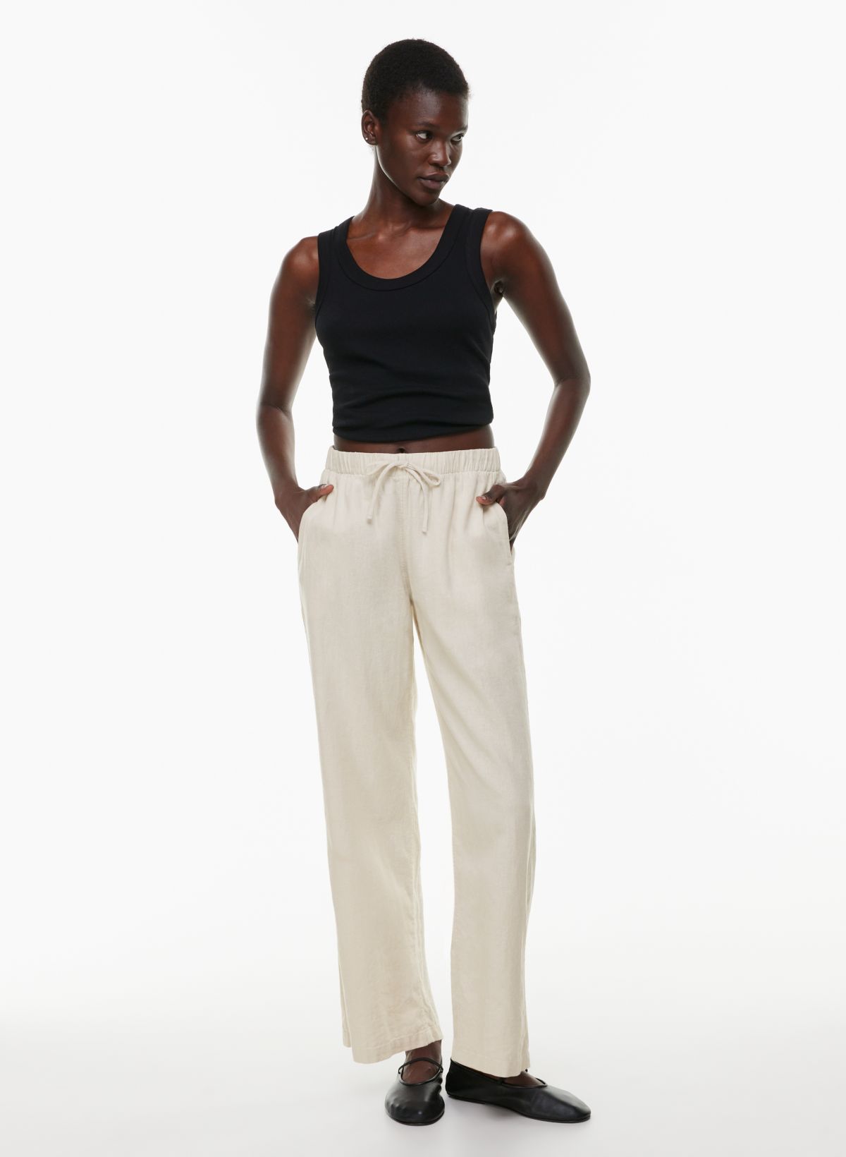 Stylish and cheap Women's High-Rise Wide Leg Linen Pull-On Pants - A New  Day™ - Gift For Him, For Her