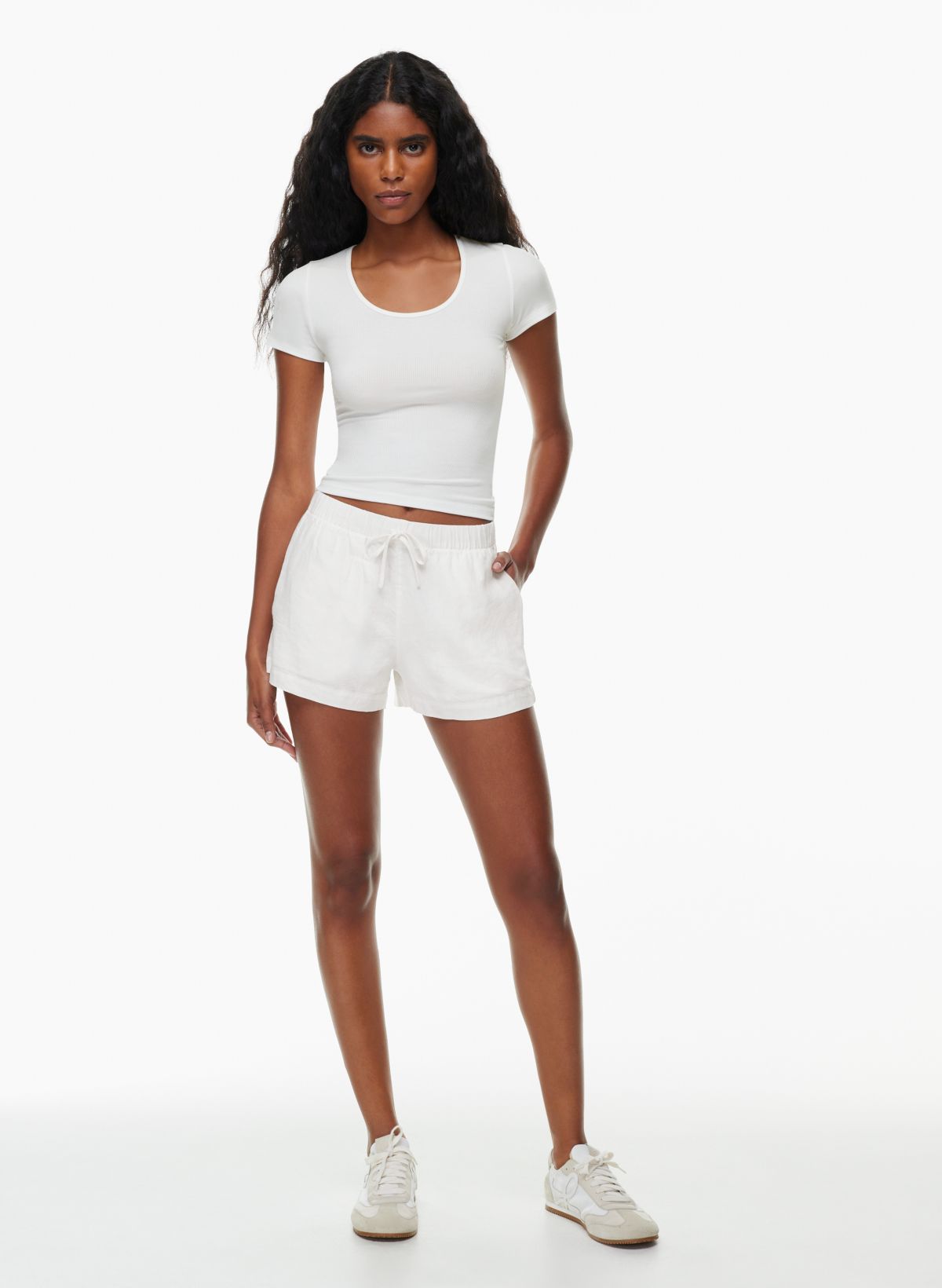 The Group by Babaton SONTAG LINEN SHORT