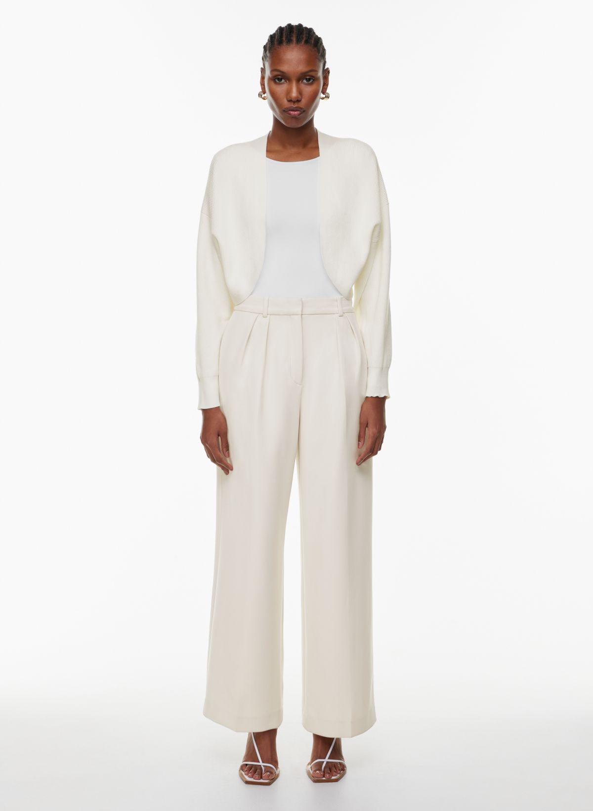 White transparent shrug sales