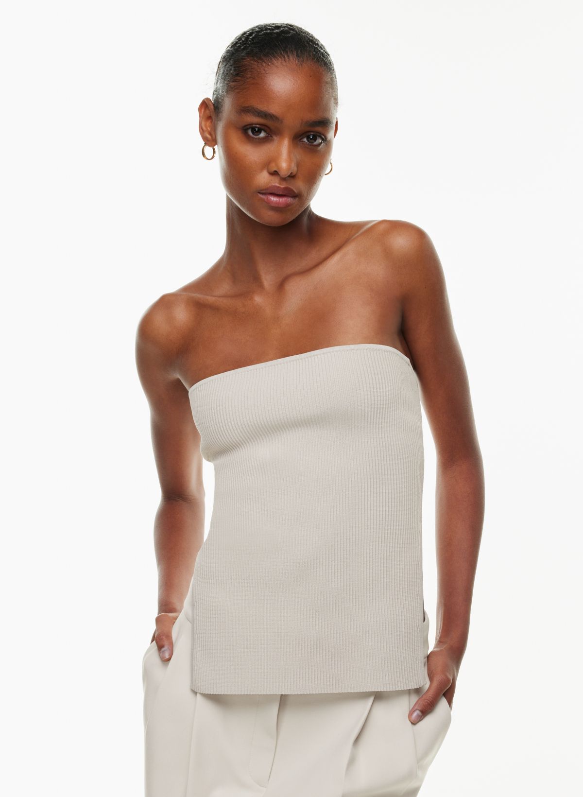 Crisscross Tube Top, Strapless Fitted Top -  Canada