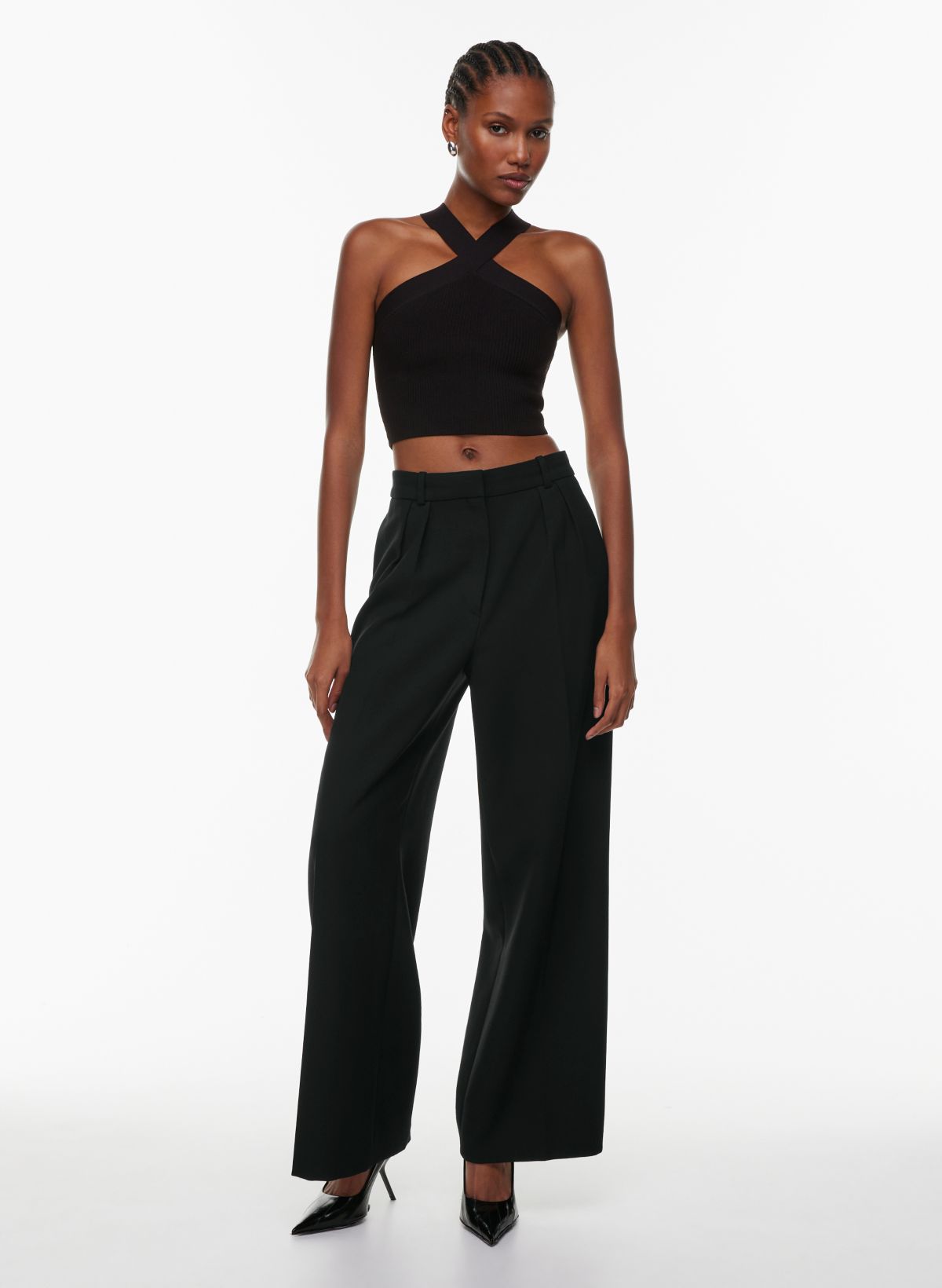 Aritzia babaton sculpt knit cropped tank - Tops & blouses