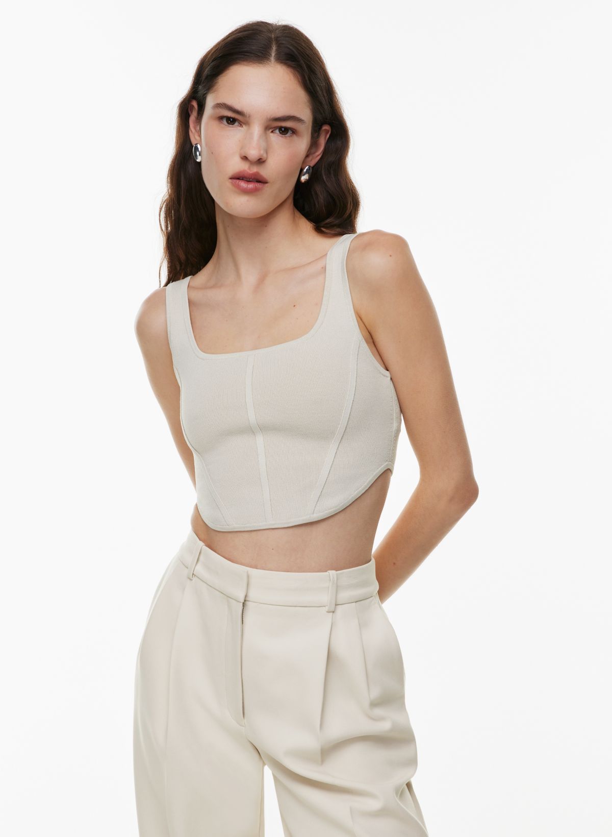 Babaton SCULPT KNIT BUSTIER TANK