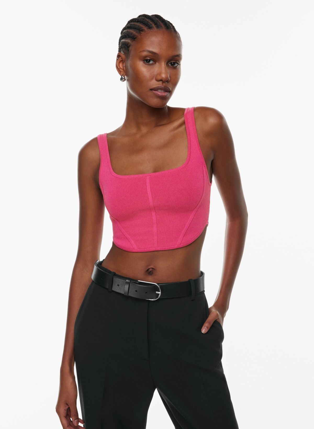 Babaton SCULPT BUSTIER TANK | Aritzia KNIT US