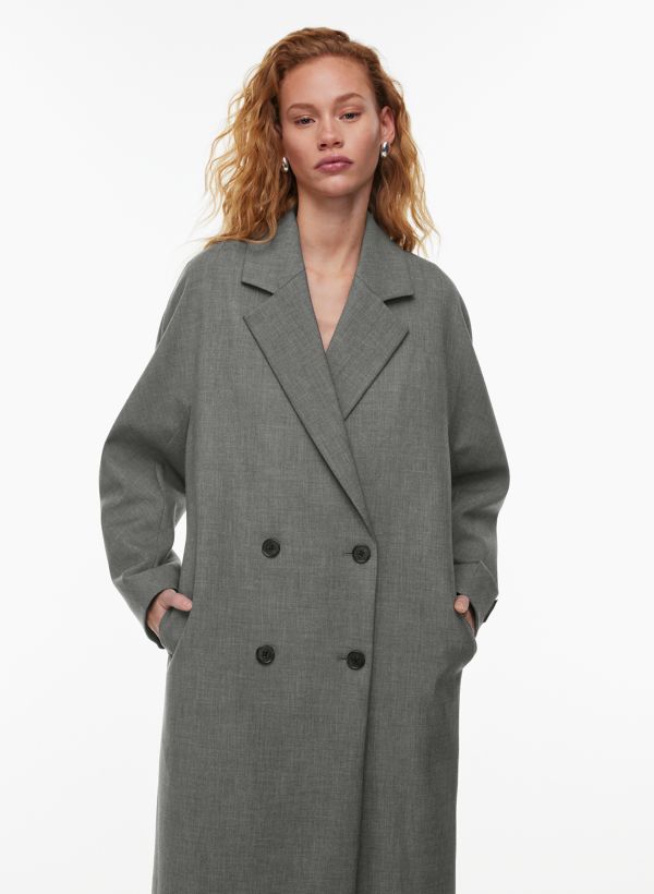 Jackets & Coats, Twill Fit And Flare Coat