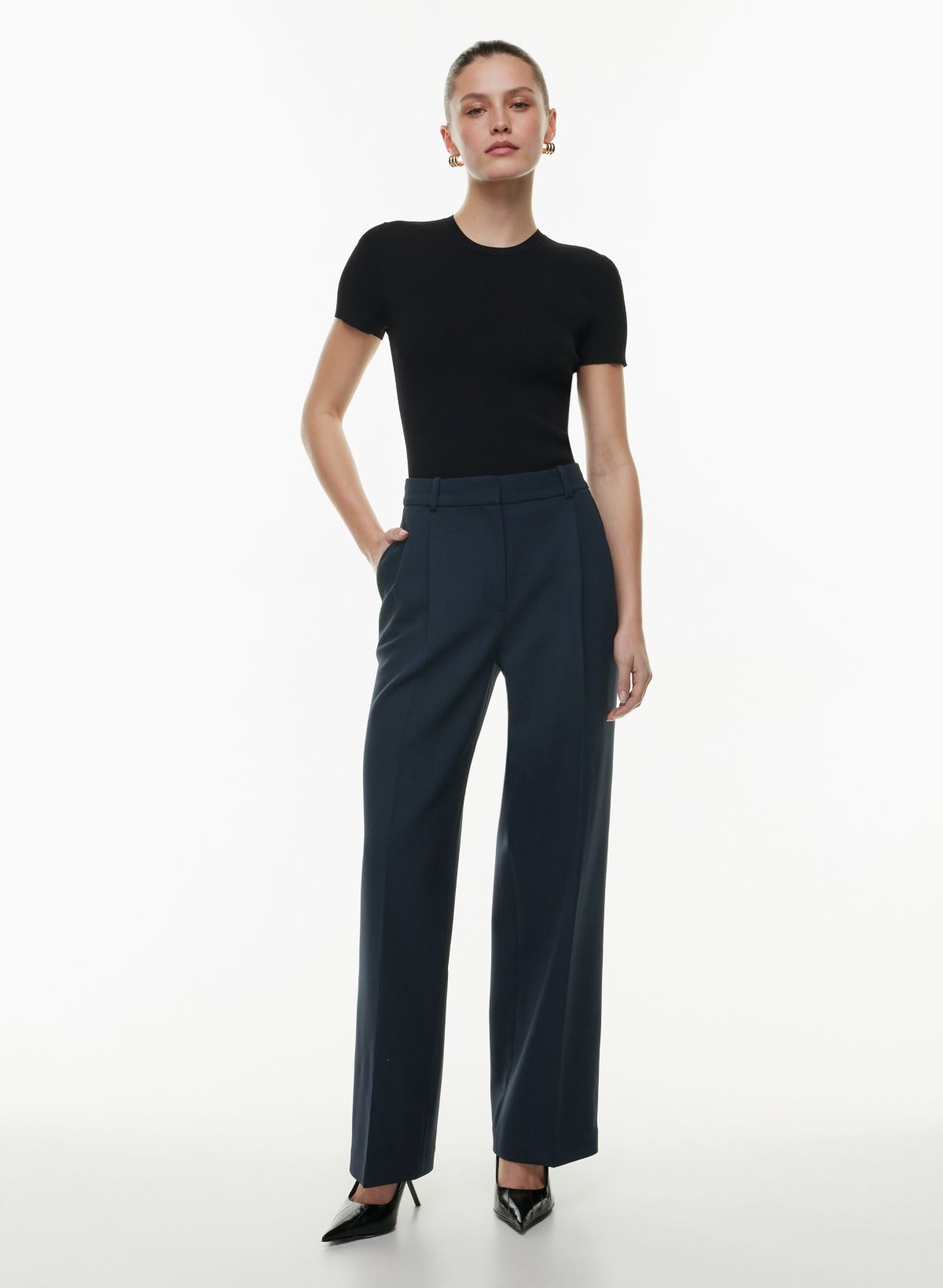 Pleated sale trousers ladies