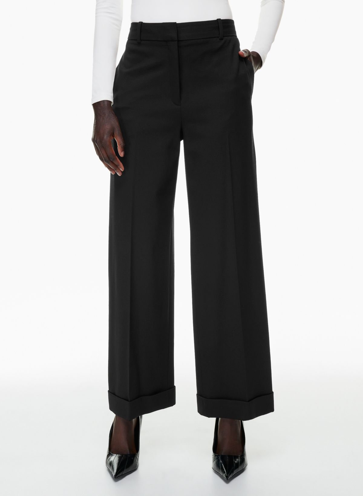 Women’s Size 14 100% Wool Black Dress Pants