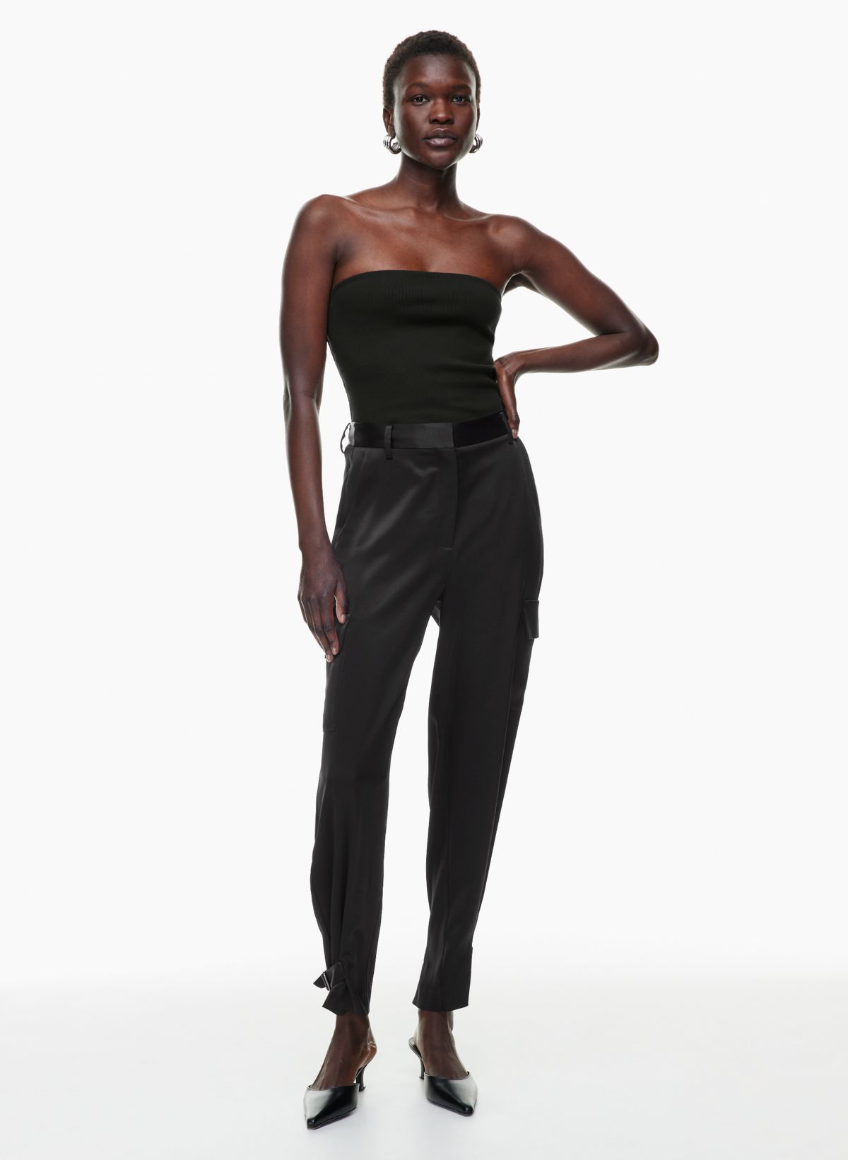 Zara - Zara Strapless Denim Top on Designer Wardrobe