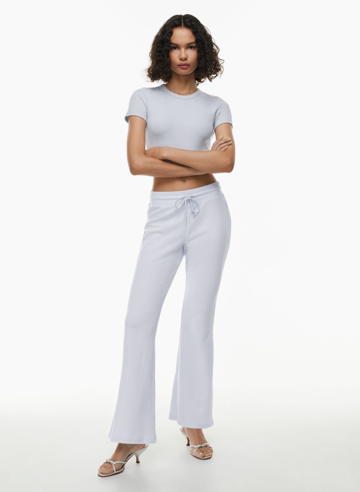 Wellness Waffle Lounge Pant, White