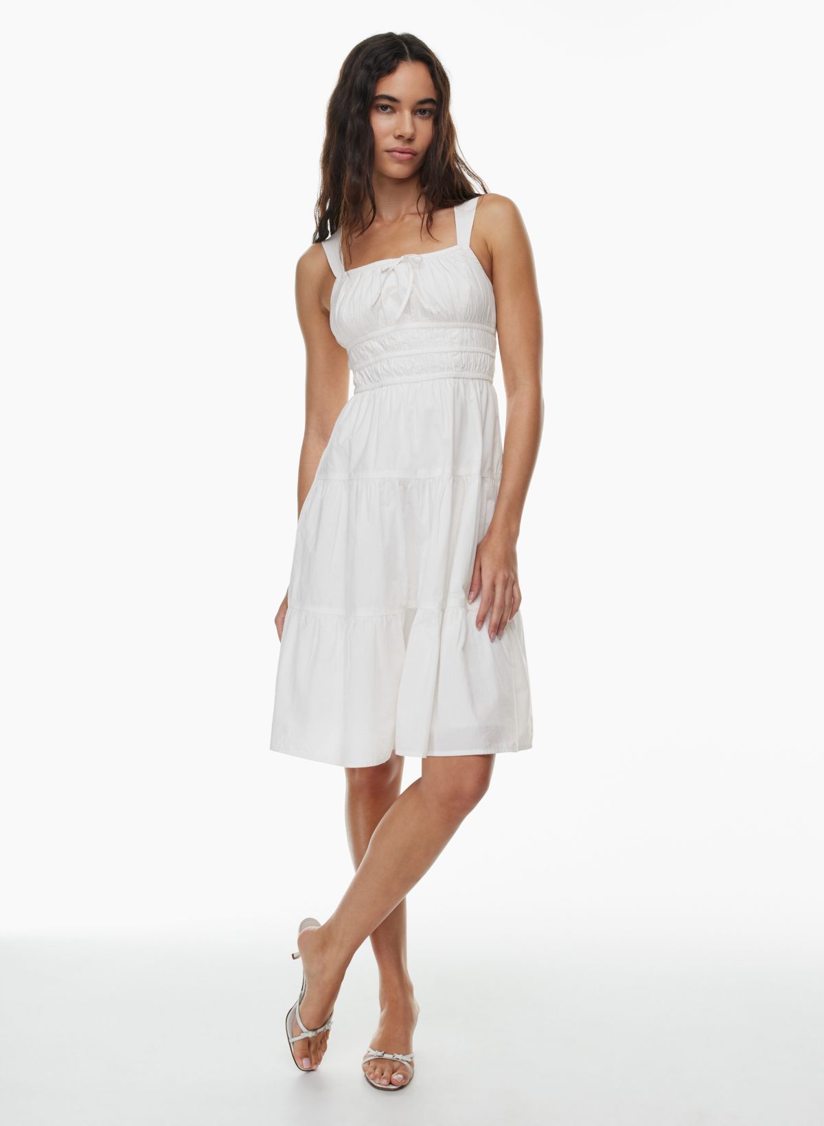 Shop Cotton poplin fit-and-flare dress