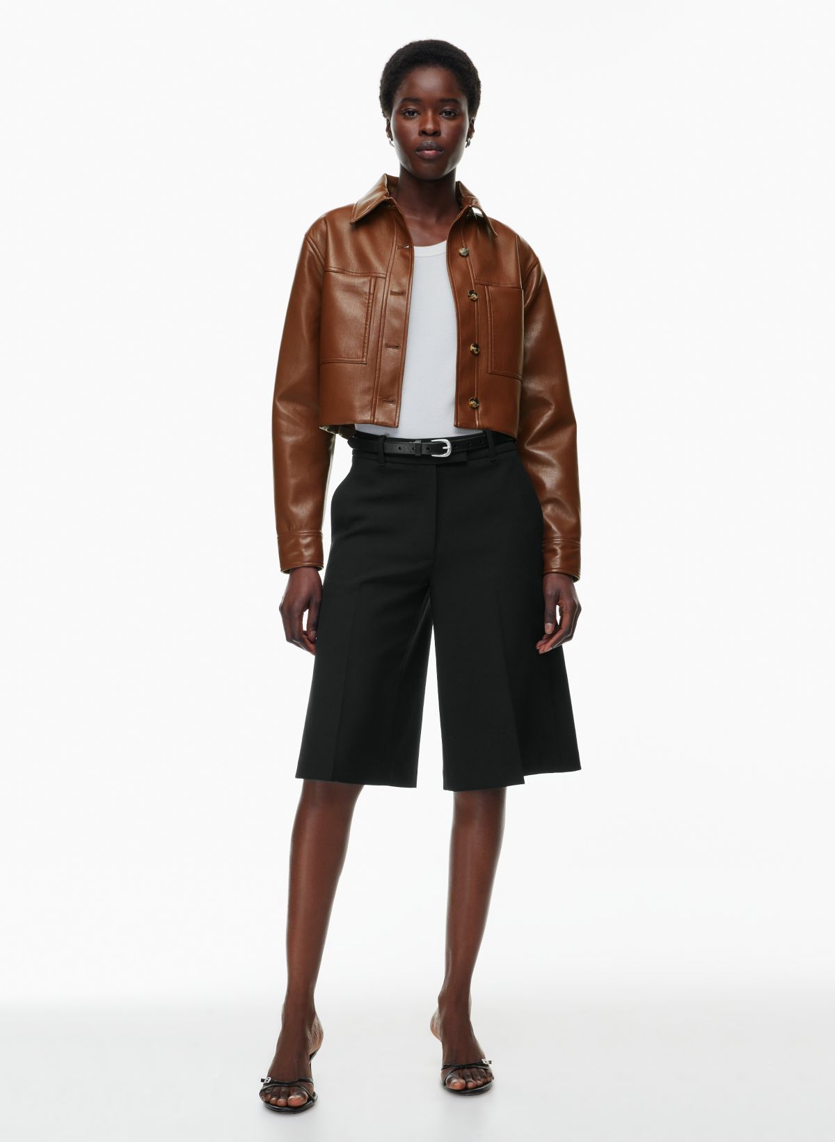 Aritzia sale leather jacket