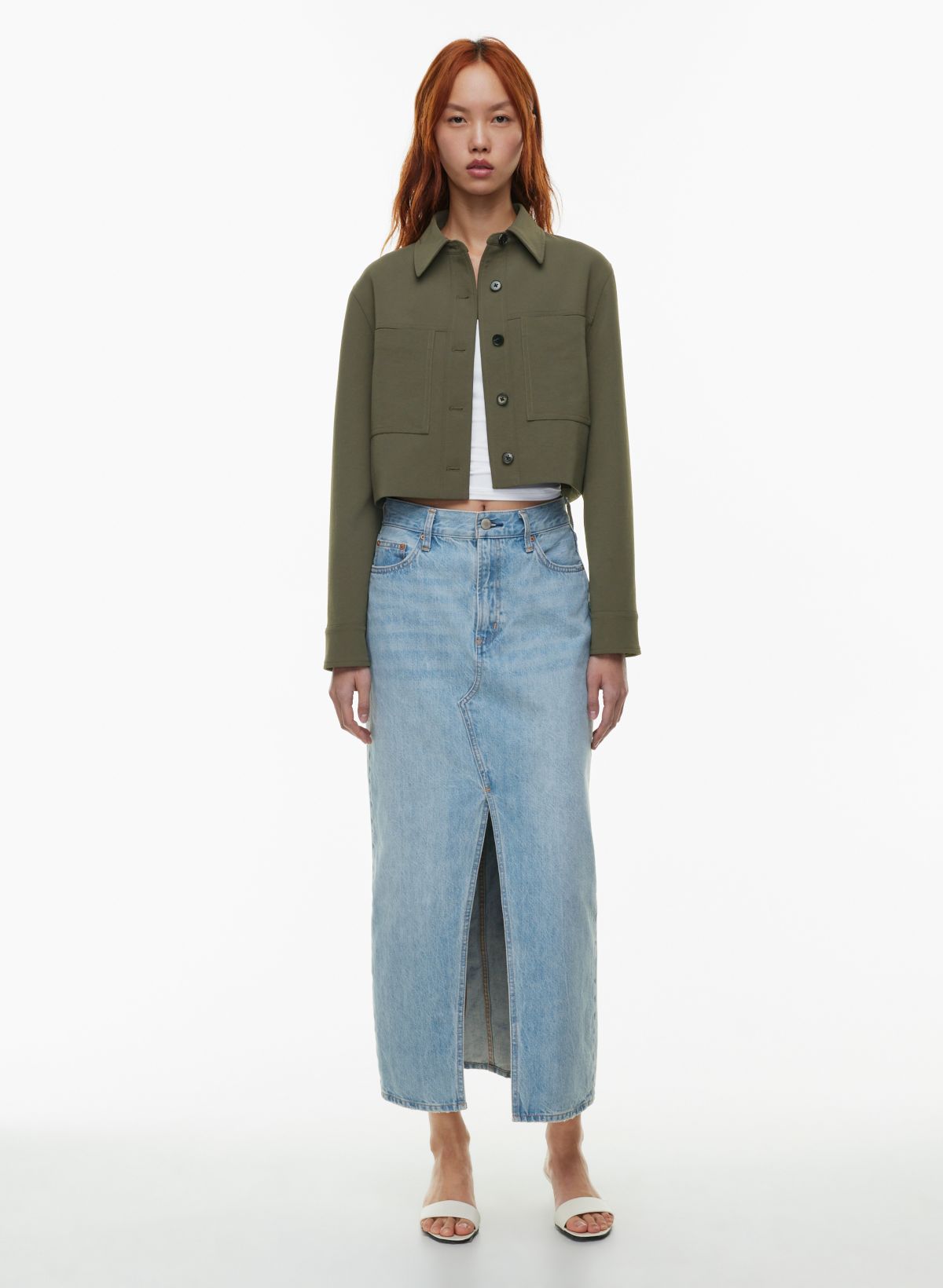 Tailor seamless shorts in Khaki Green – Sara Patricia Collection