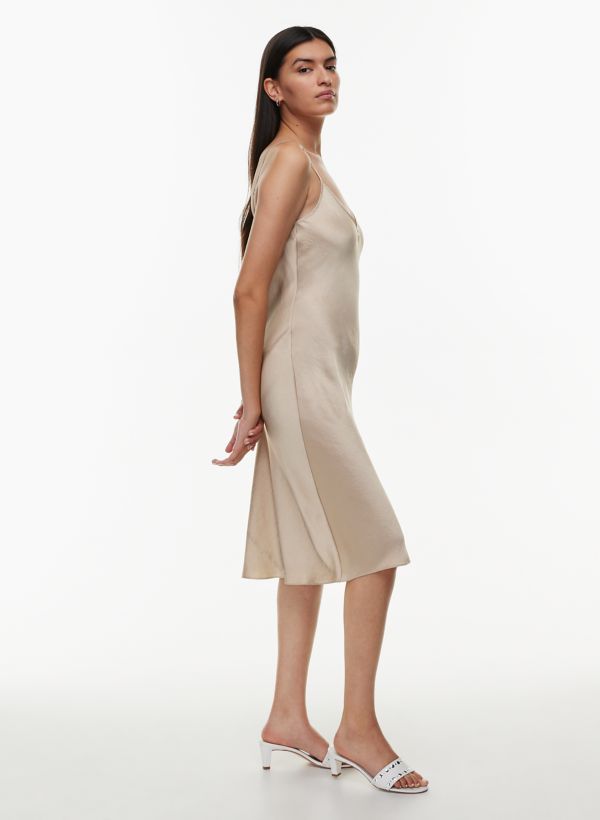 Aritzia silk slip outlet dress