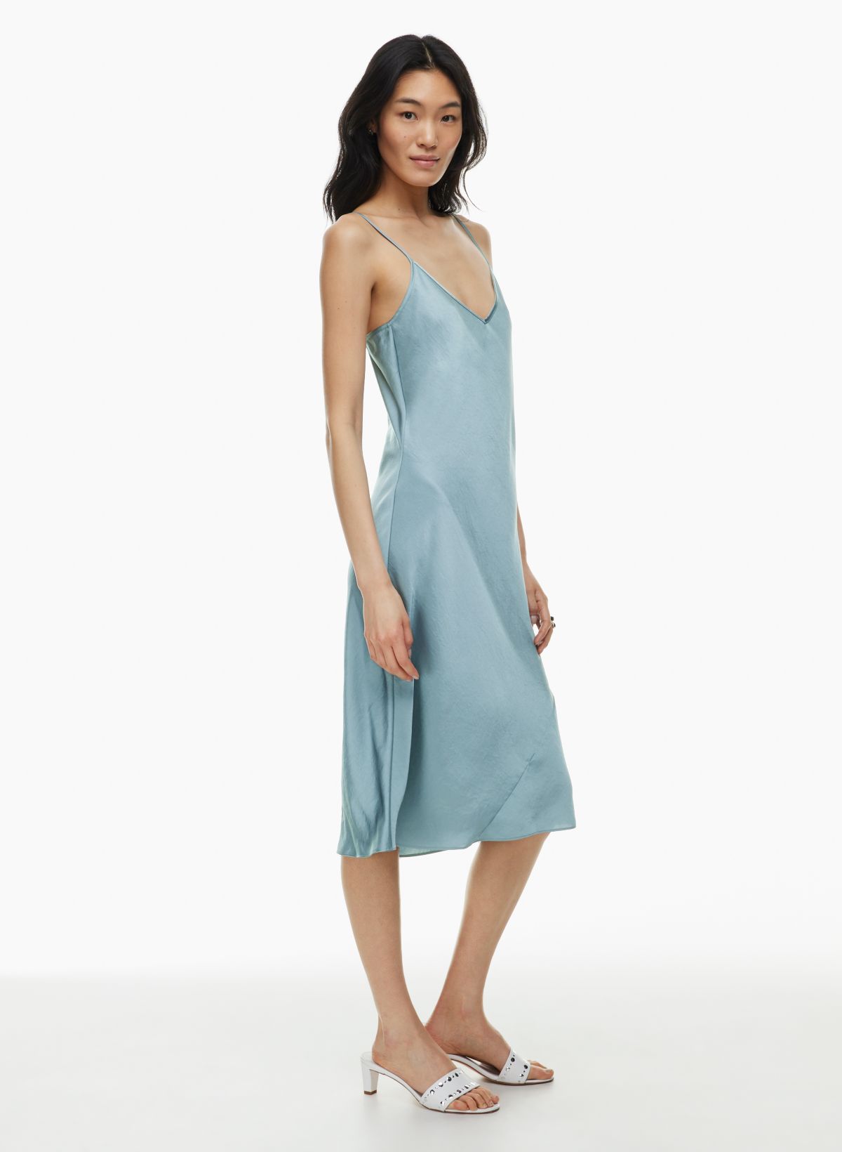 Elizabeth plunge outlet midi dress