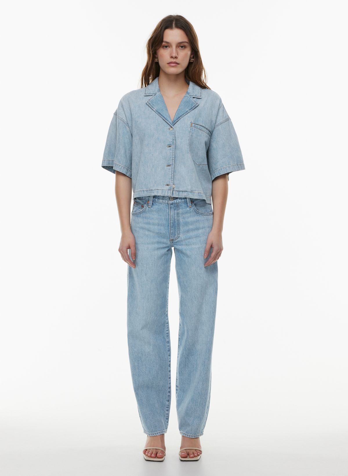 Denim Forum THE JANE BOXY DENIM SHIRT