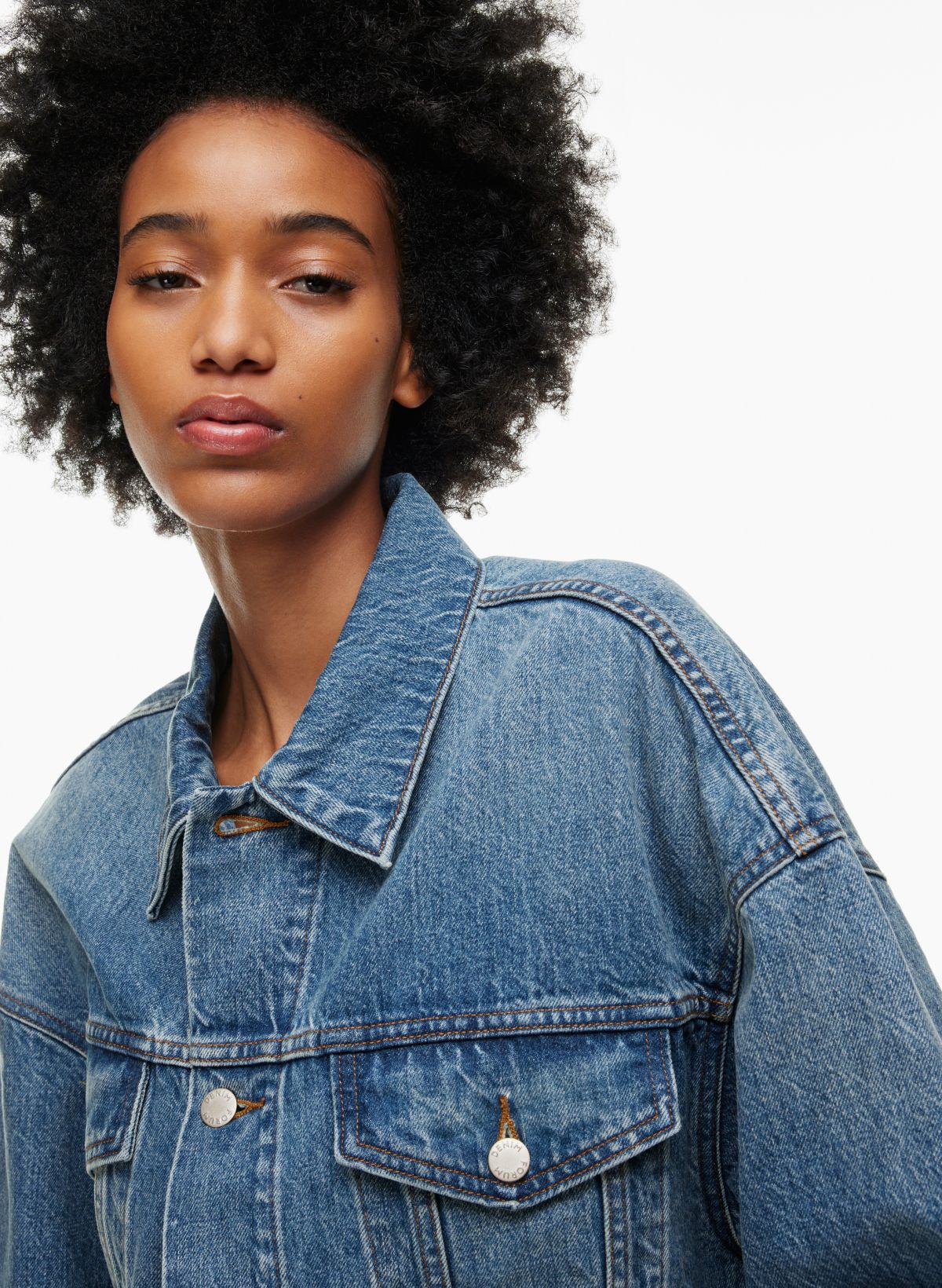 Mango ALAIA - Denim jacket - écru/off-white 