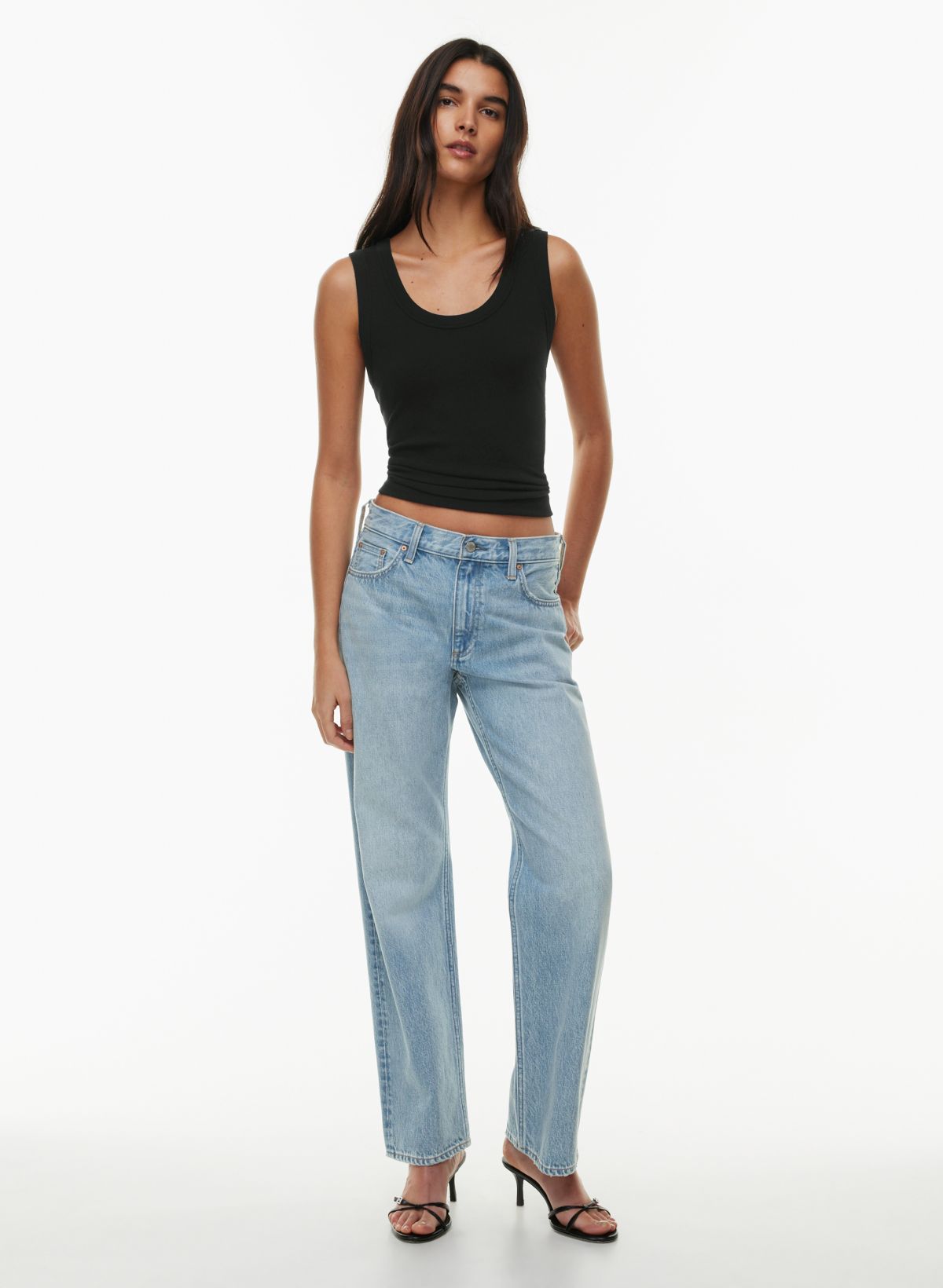 PULL&BEAR SEAMLESS - Leggings - Trousers - blue - Zalando.de