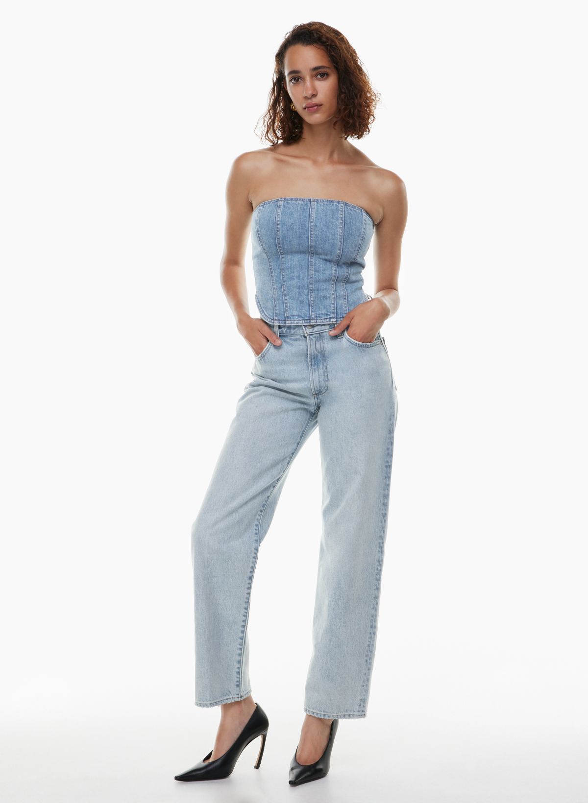 Denim Forum THE '90S MARLO HI-RISE BAGGY JEAN