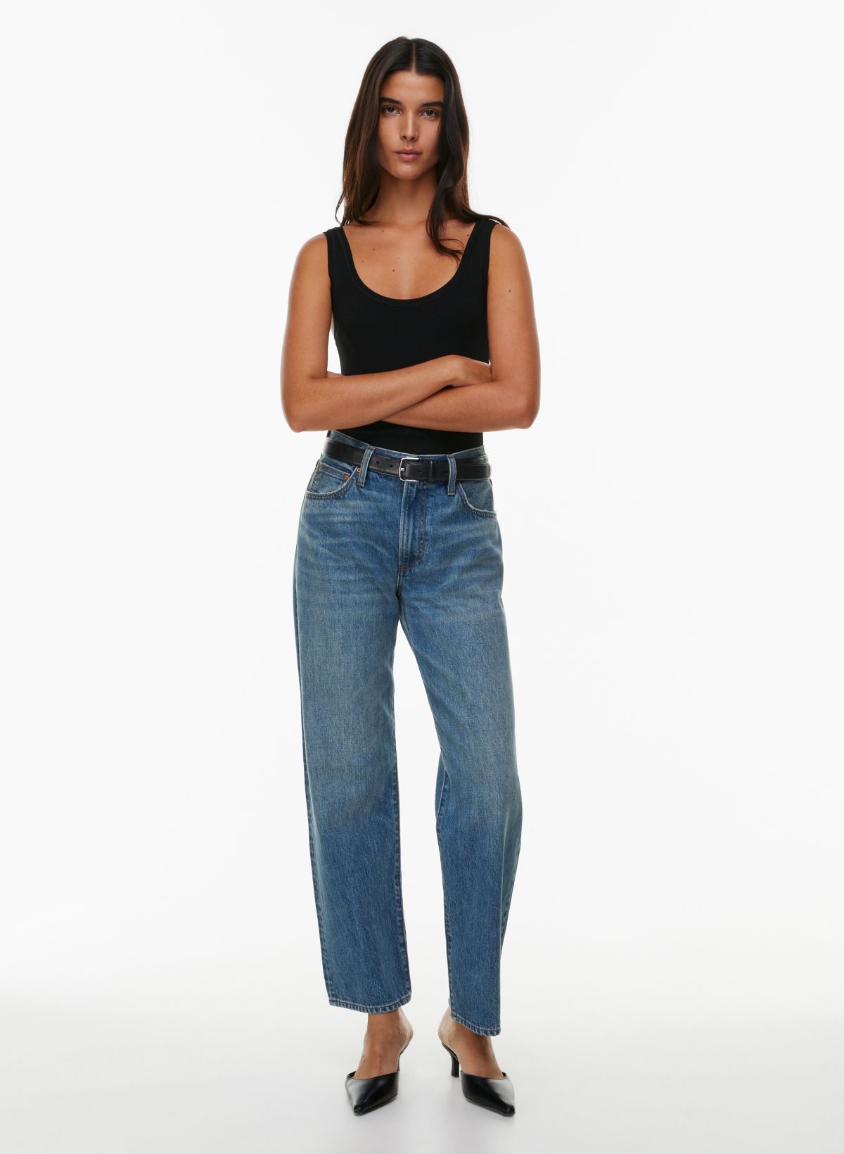 High Rise Baggy Jeans