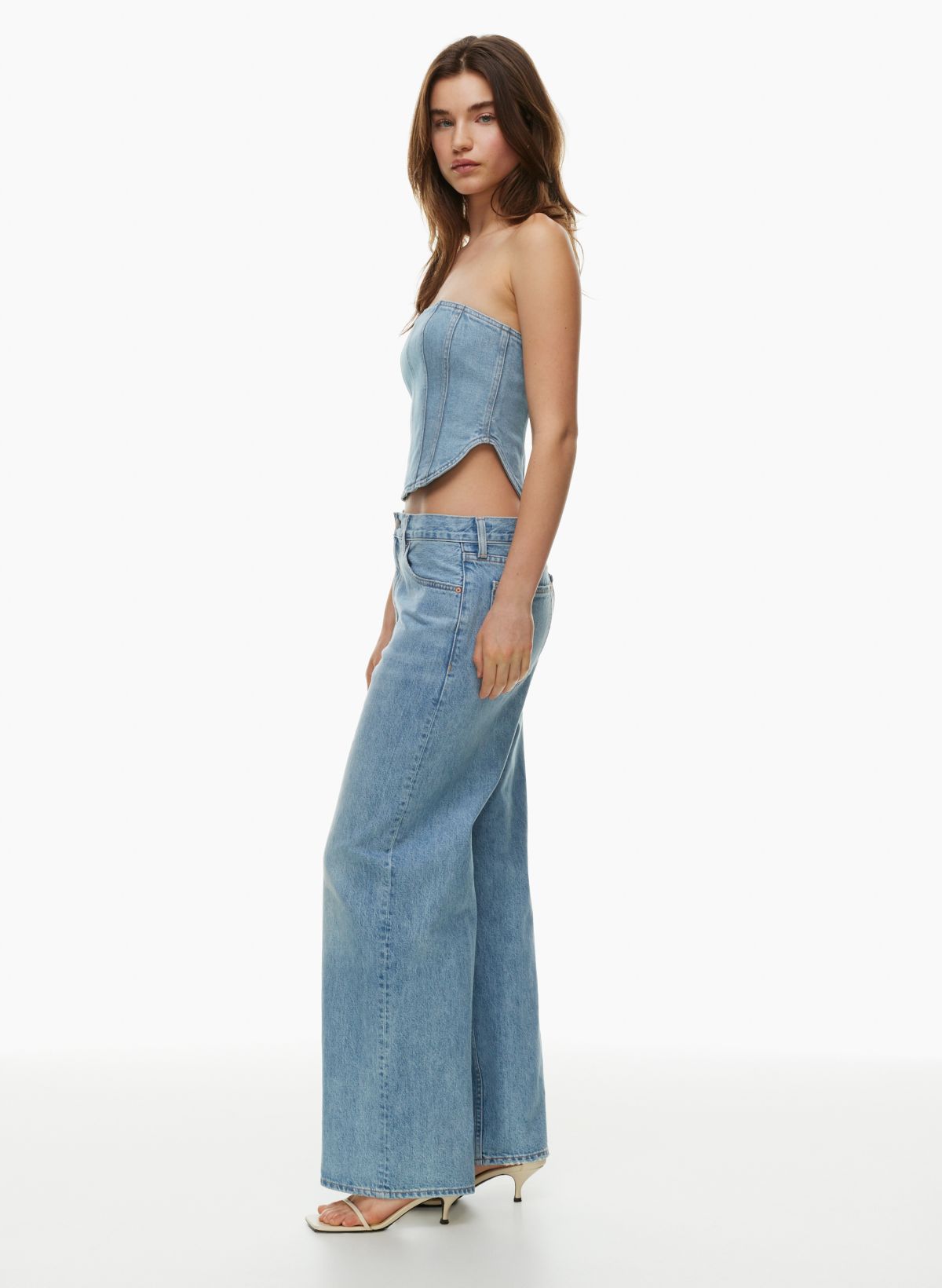the 90s lo-rise baggy wide jean