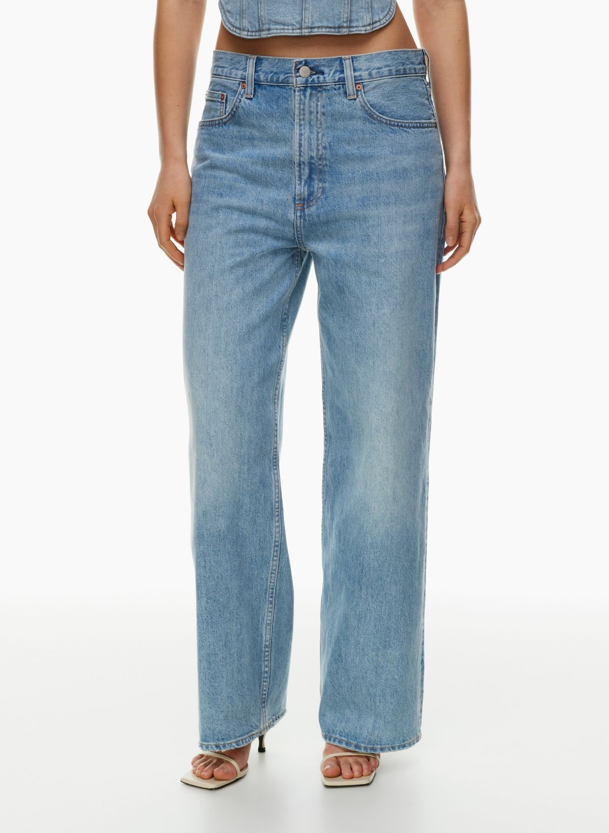 Denim Forum THE '90S LO-RISE BAGGY WIDE JEAN