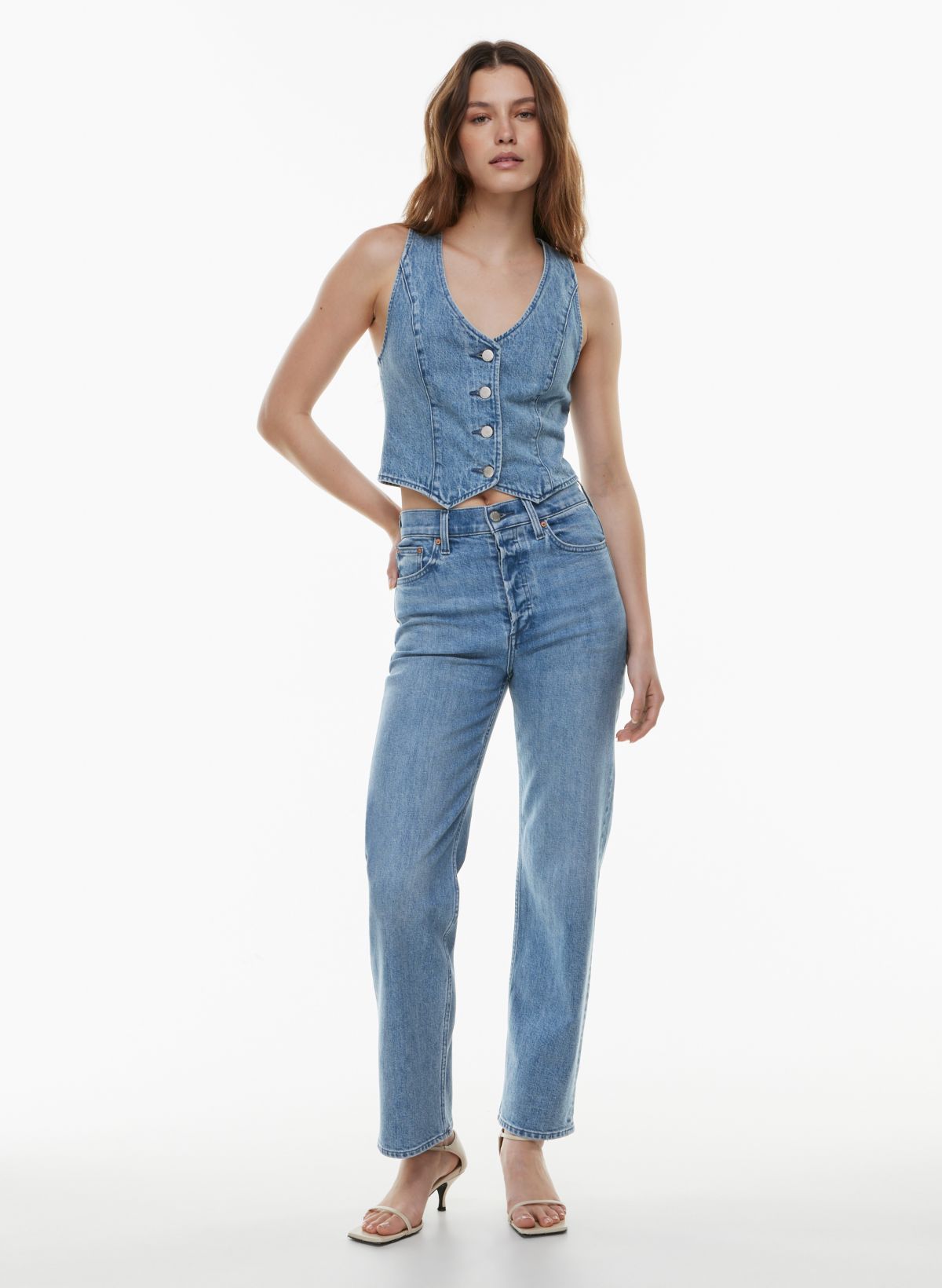 Denim Forum THE ARLO HI-RISE STRAIGHT JEAN