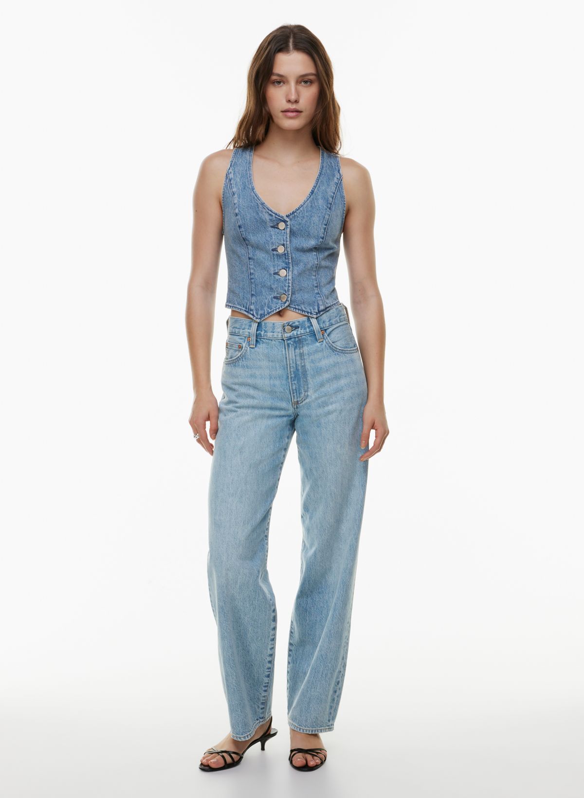 BDG Kate High Waisted Baggy Jean in Blue