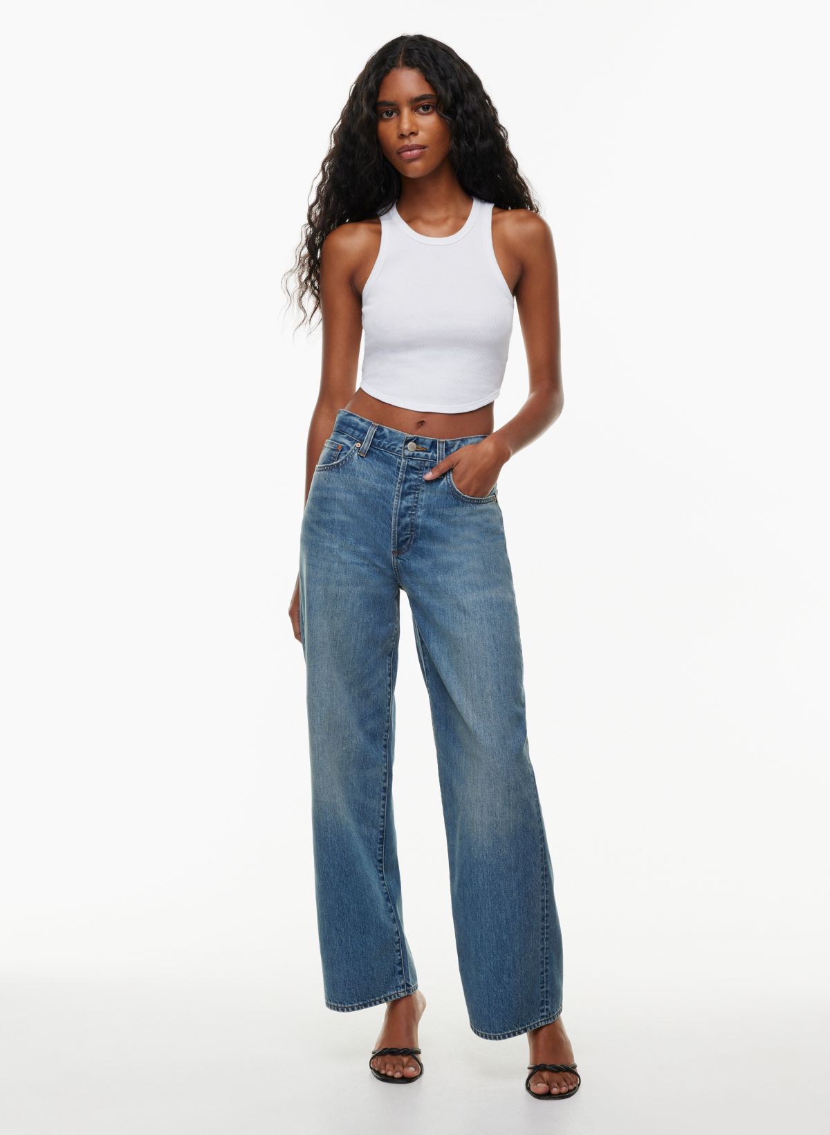 Moon City - High Waist Flared Jeans