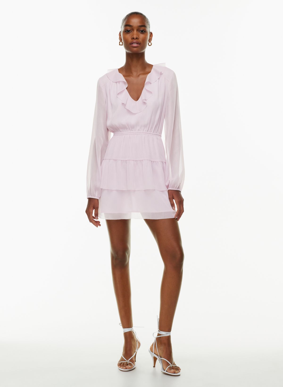 Aritzia ruffle dress sale