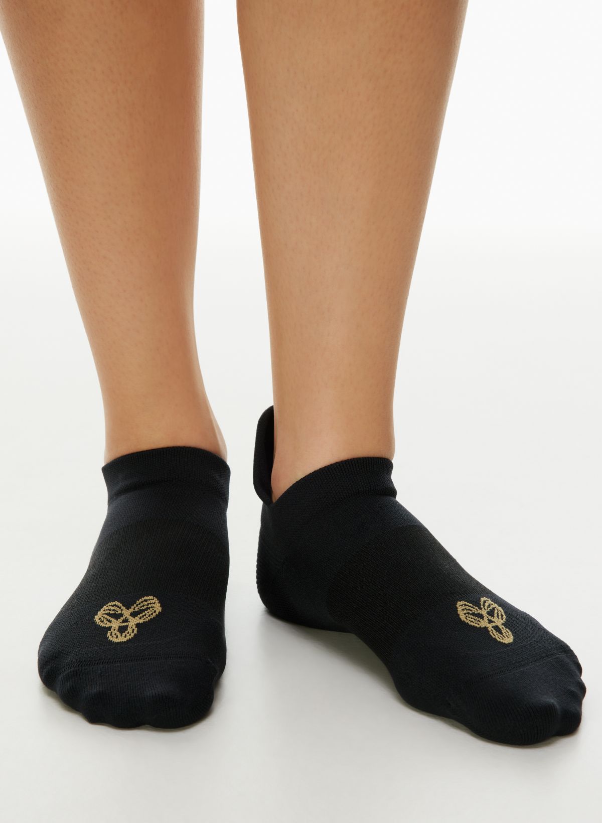 Kate Spade New York Black Barre Socks Set of 2 Yoga Non-Slip Soles One Size