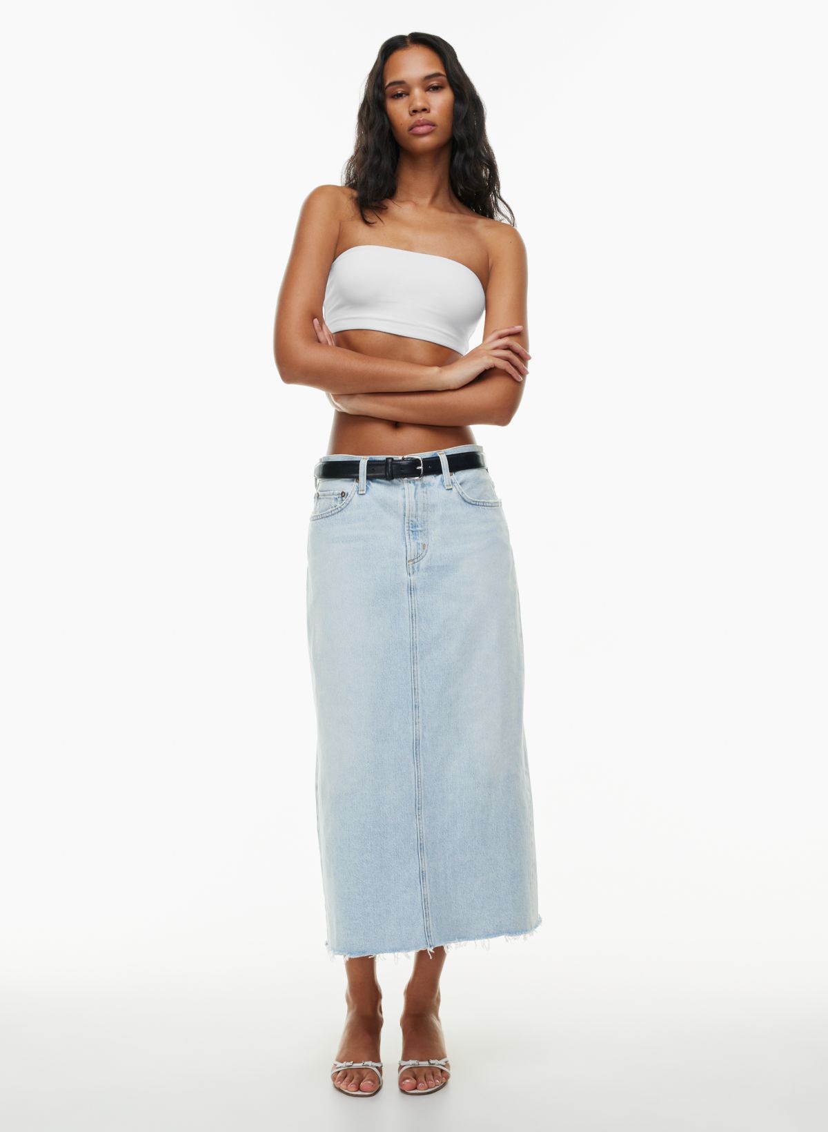 AGOLDE DELLA JEAN SKIRT Aritzia CA