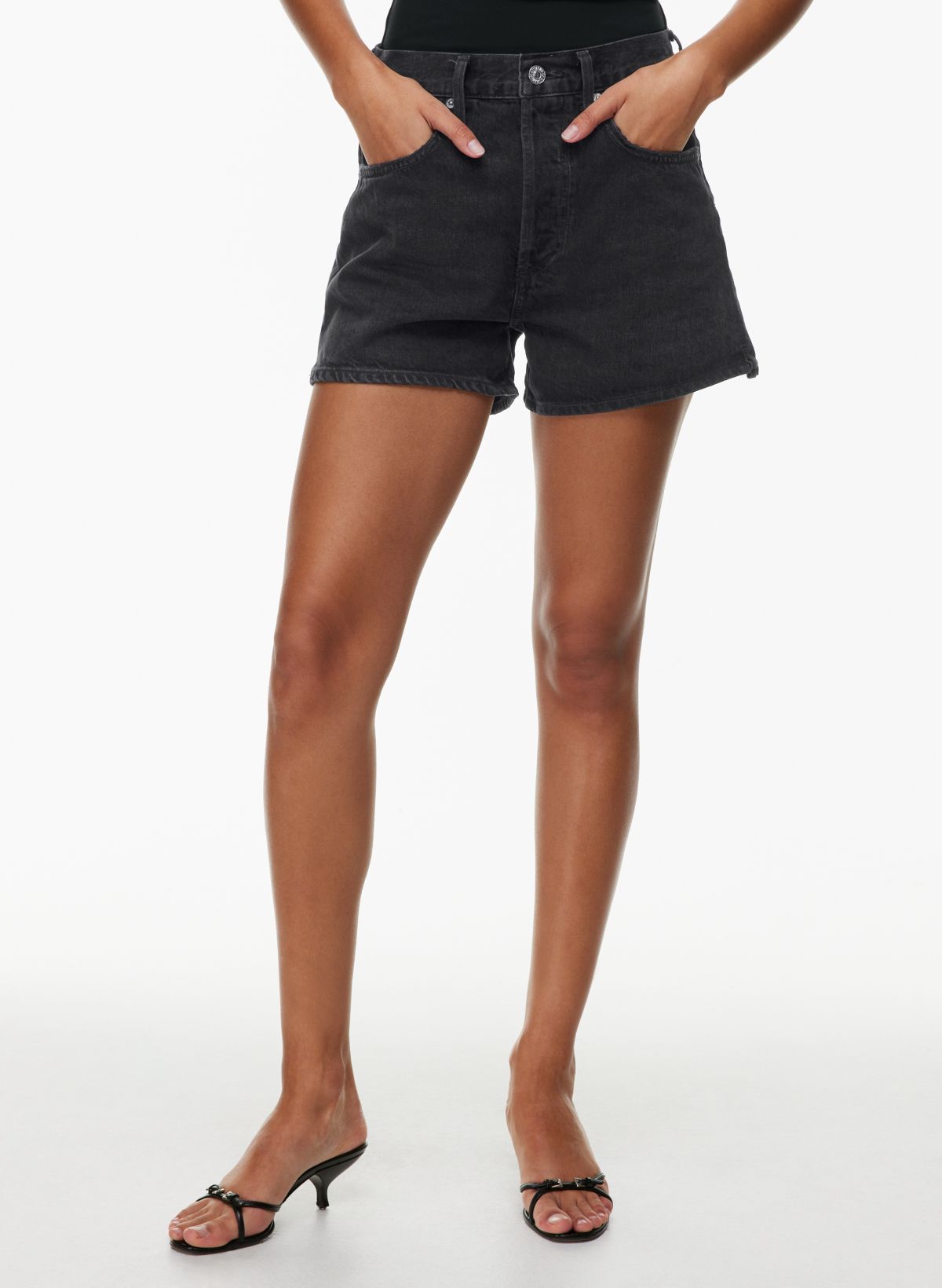 Studio Citizen Bike Shorts in Black - CITIZEN VINTAGE