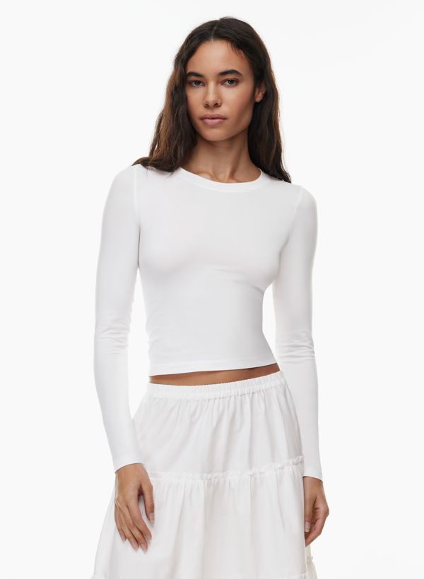 white nylon t shirts